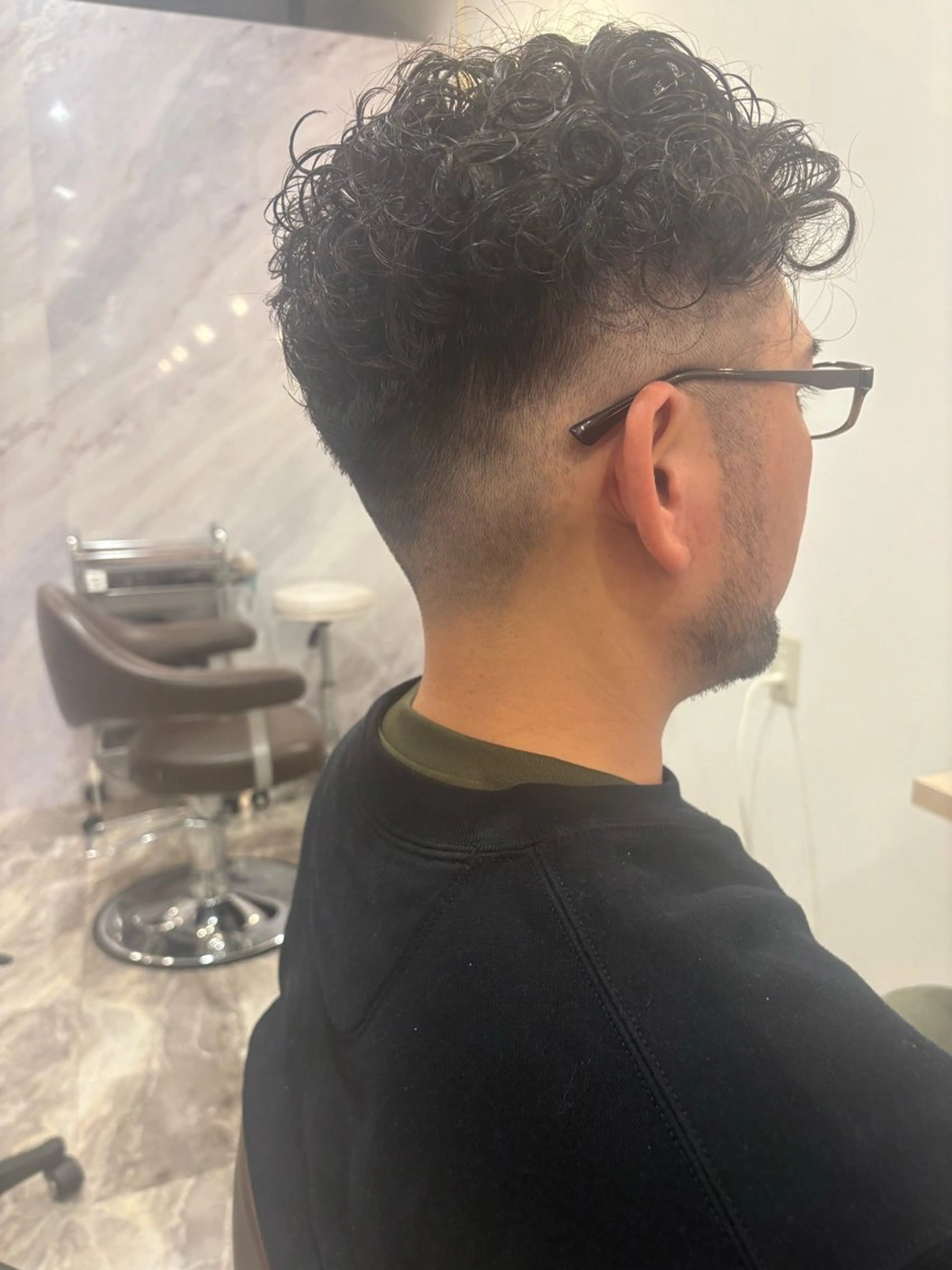 ショート カット パーマ 永田 よしはるのヘアスタイル