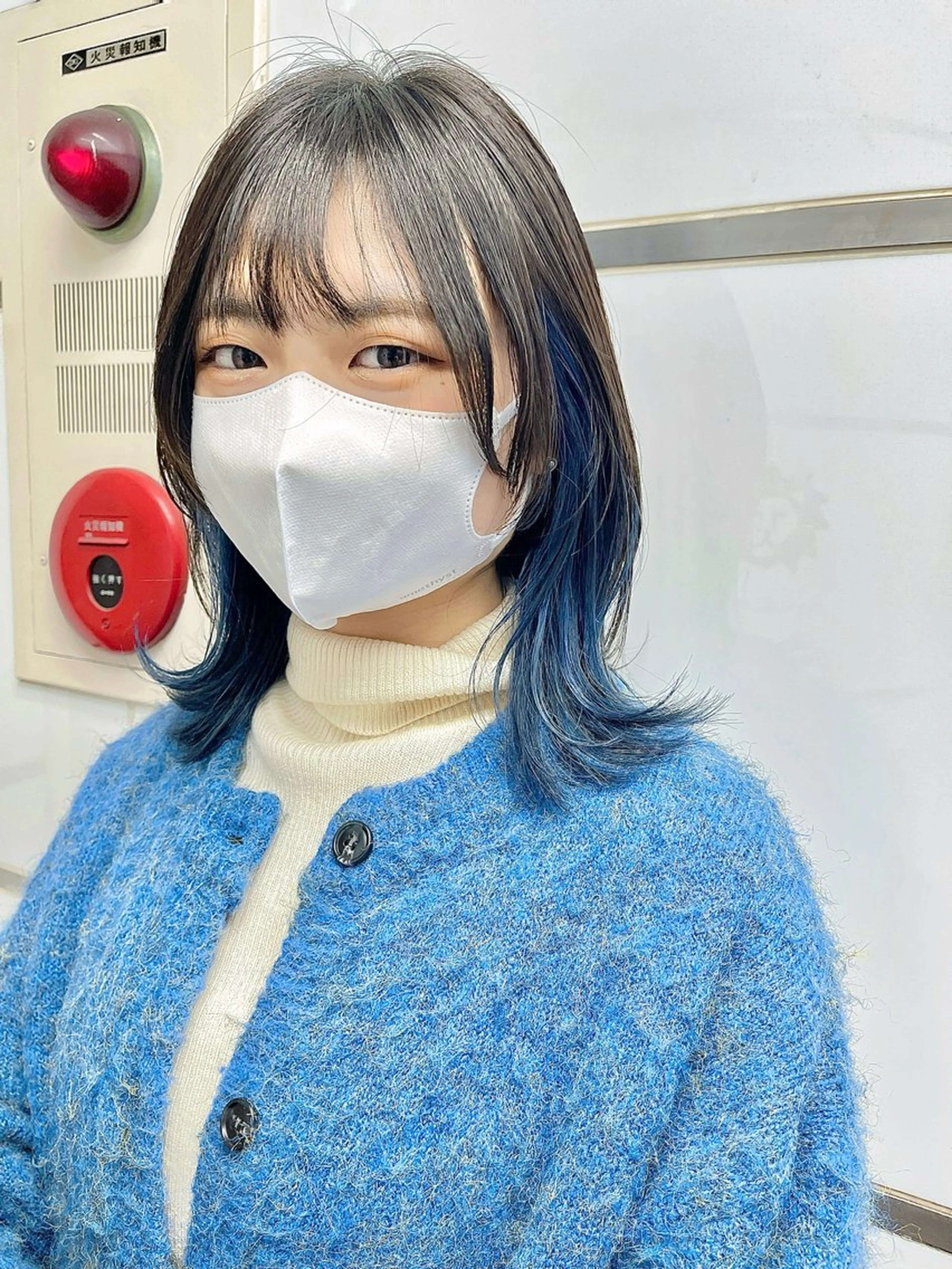 ミディアム カラー カット ヘアカラー トリートメント ショートヘア💫 ハイトーン西田拓馬のヘアスタイル