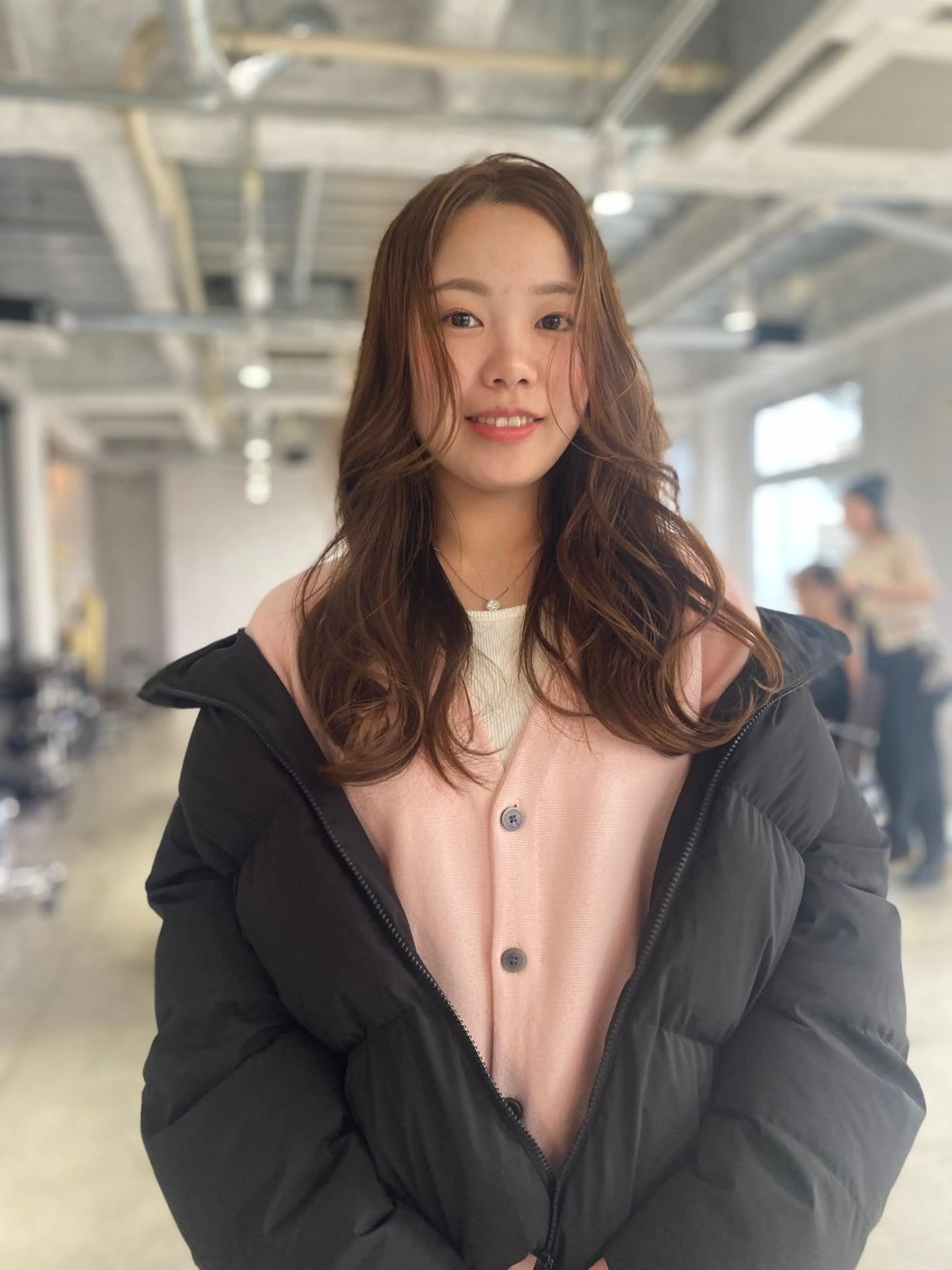 ロング カラー カット ヘアカラー トリートメント KOOKI スティードトーキョーのヘアスタイル