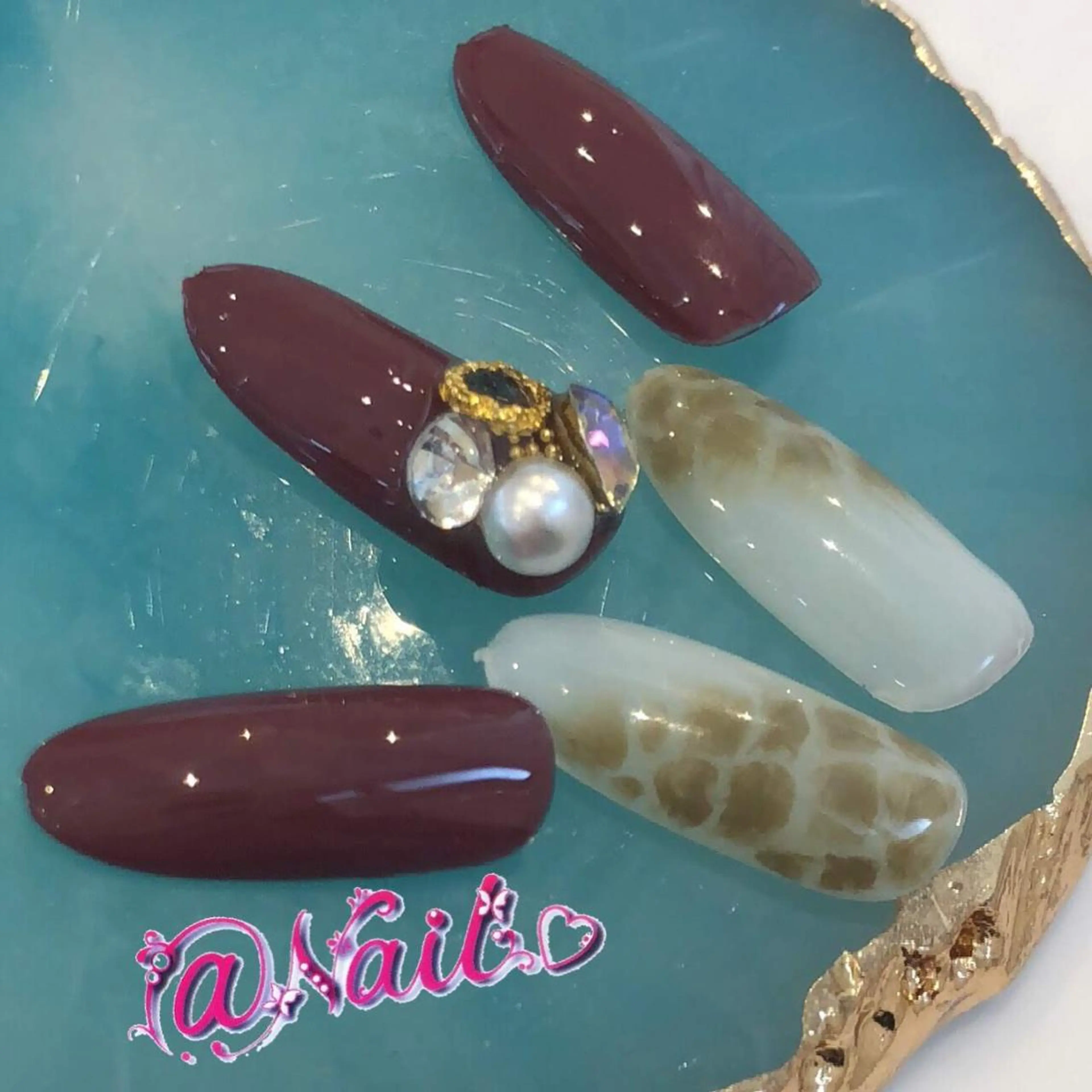 ネイル ネイルチップ 小尾 栞のネイルデザイン