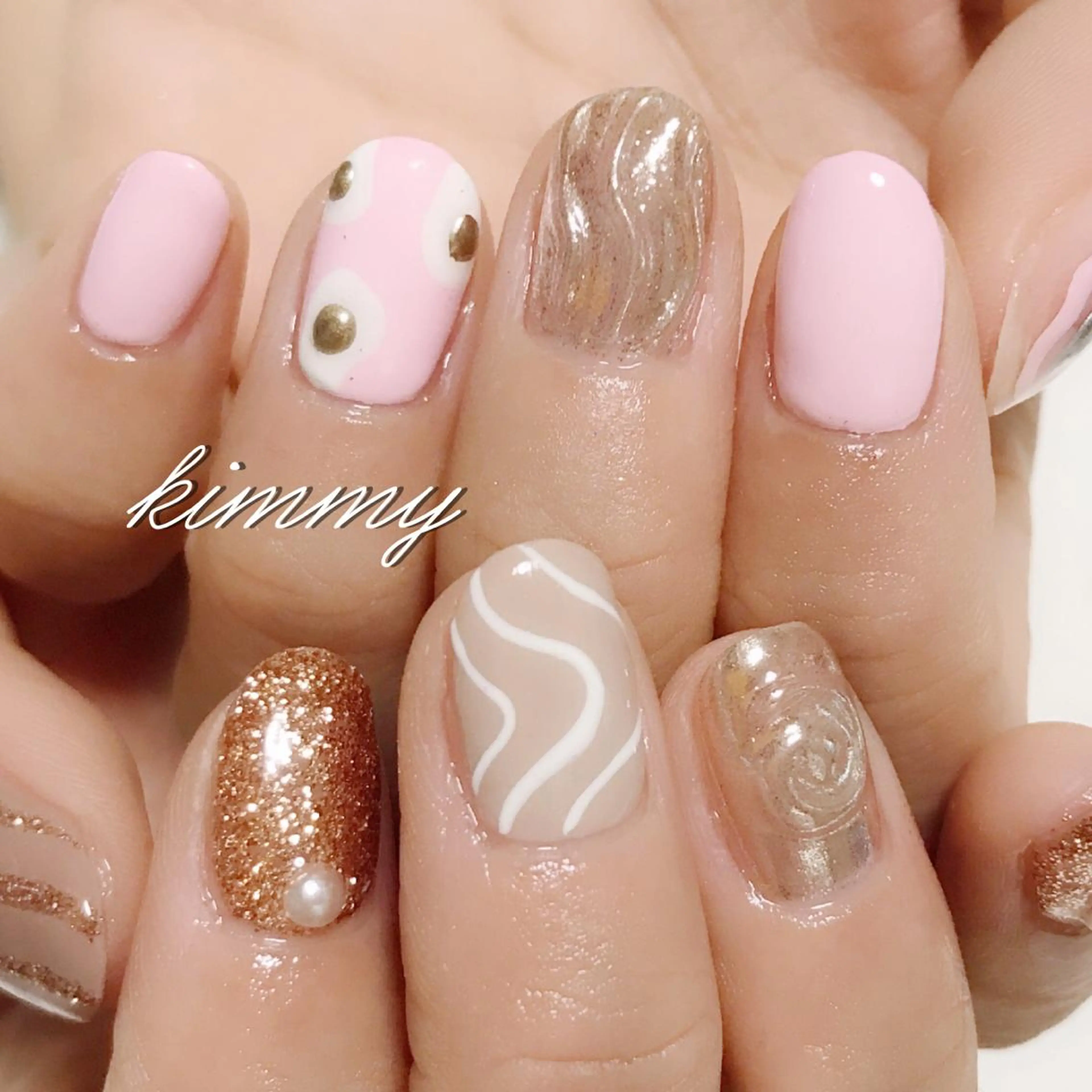 ネイル ハンドネイル kimmy nailsのネイルデザイン