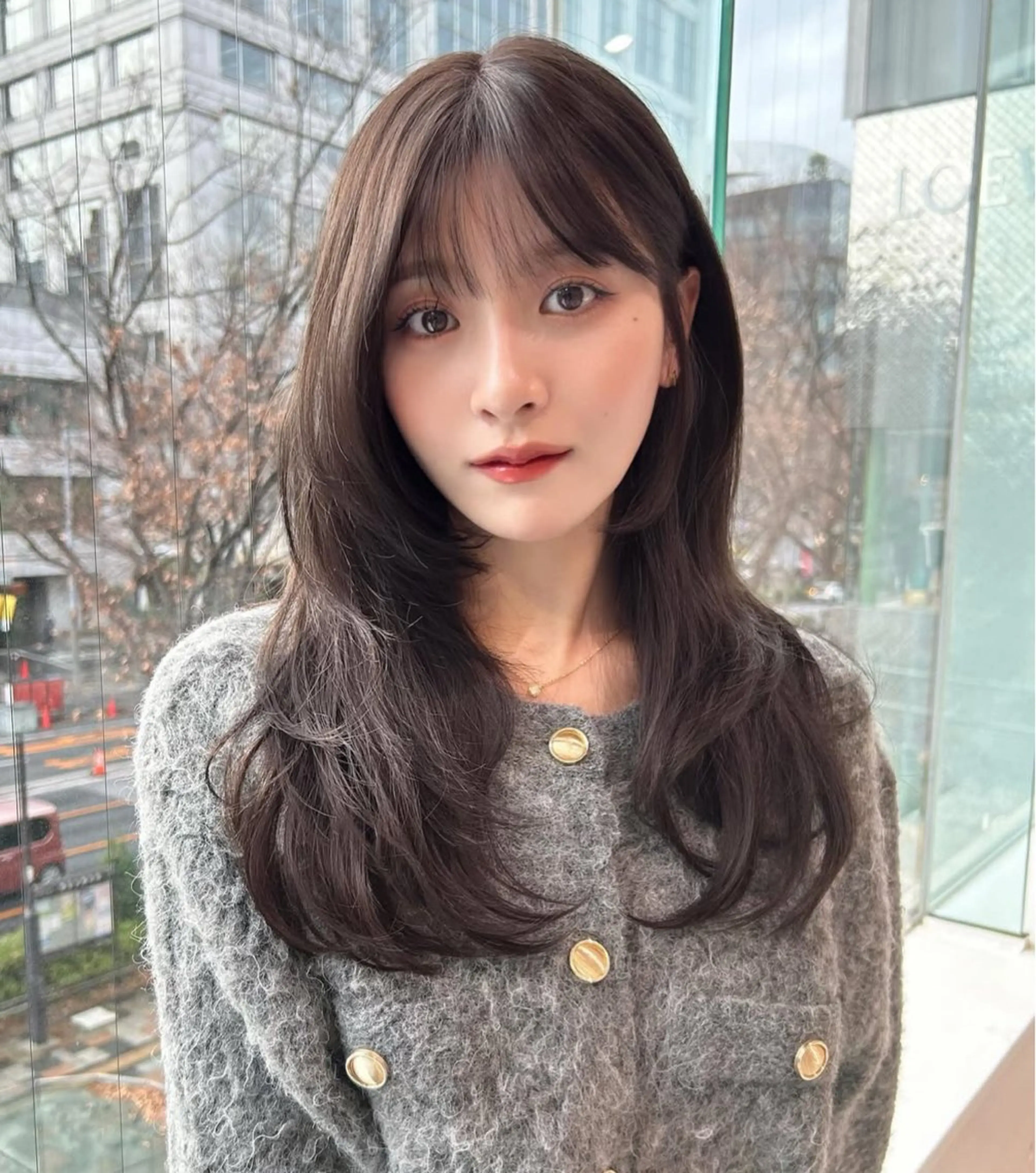 ロング カラー ❄️暗髪/透明感❄️ /reyのヘアスタイル