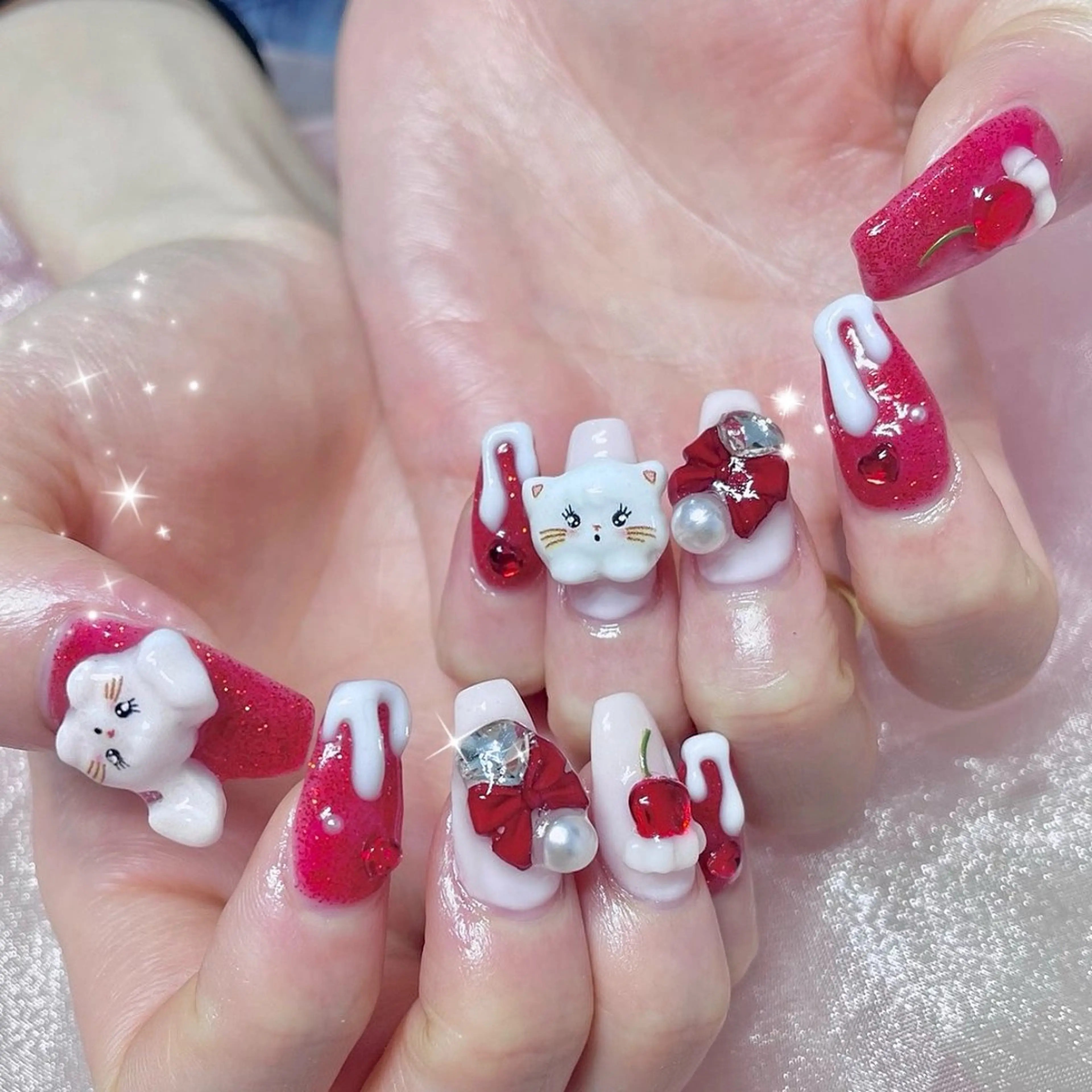 ネイル 長さ出し ハンドネイル RUMI nailのネイルデザイン