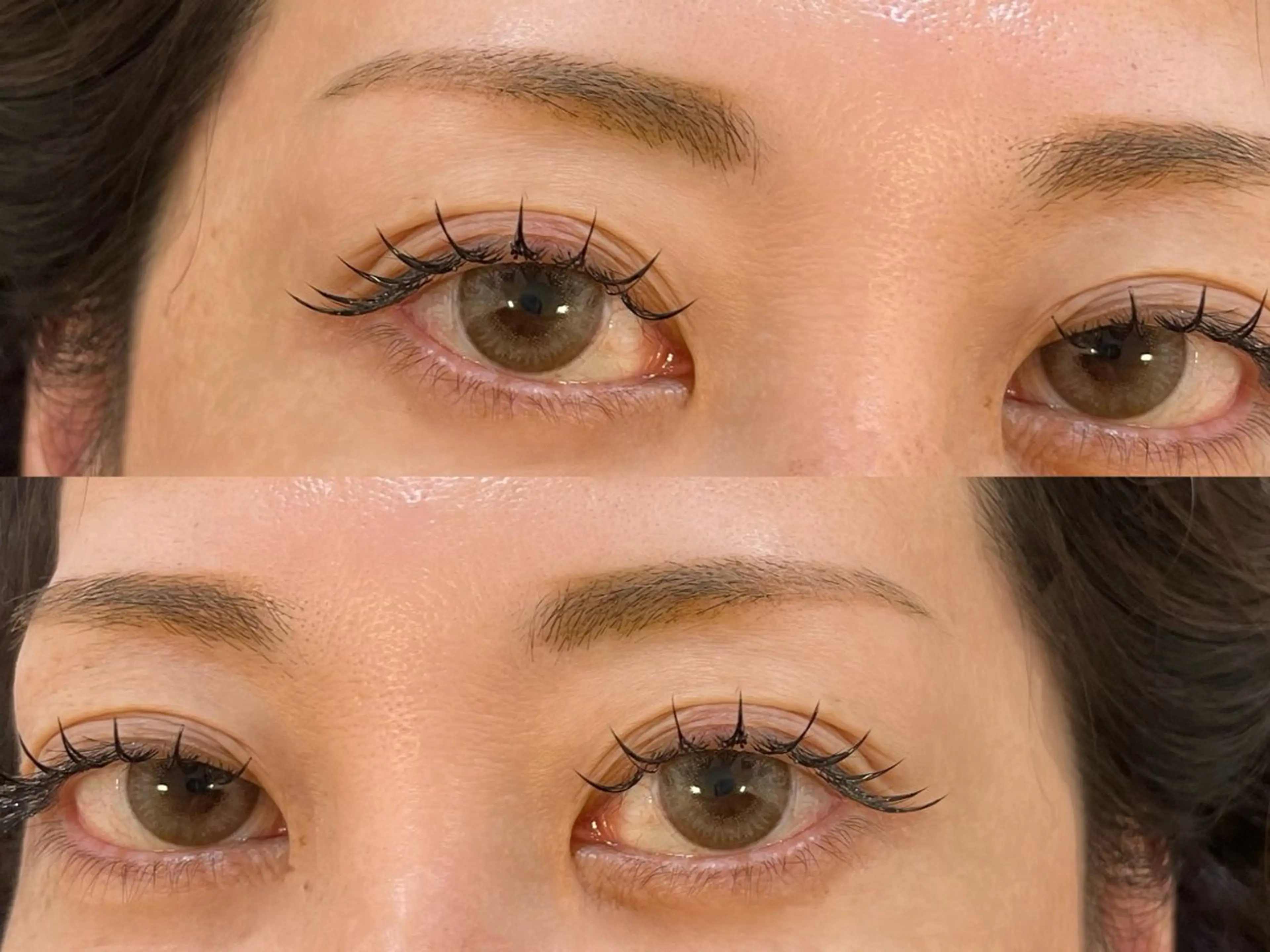 🎀【フラットラッシュ】🎀　140本¥7600→¥6900🪽コーティング仕上げ込み💡LED変更可能の写真