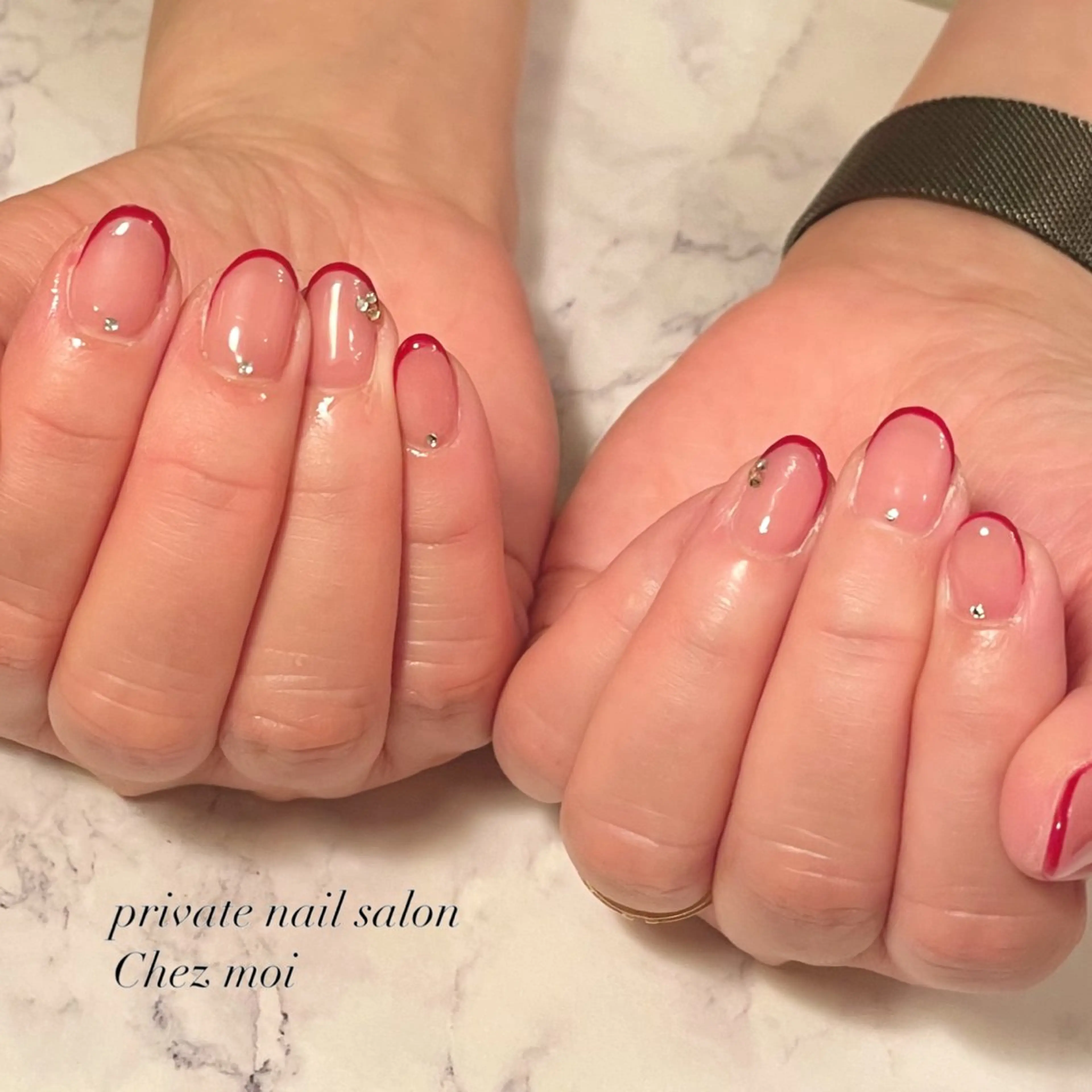 ネイル フレンチネイル KOMINE TOMOKOのネイルデザイン