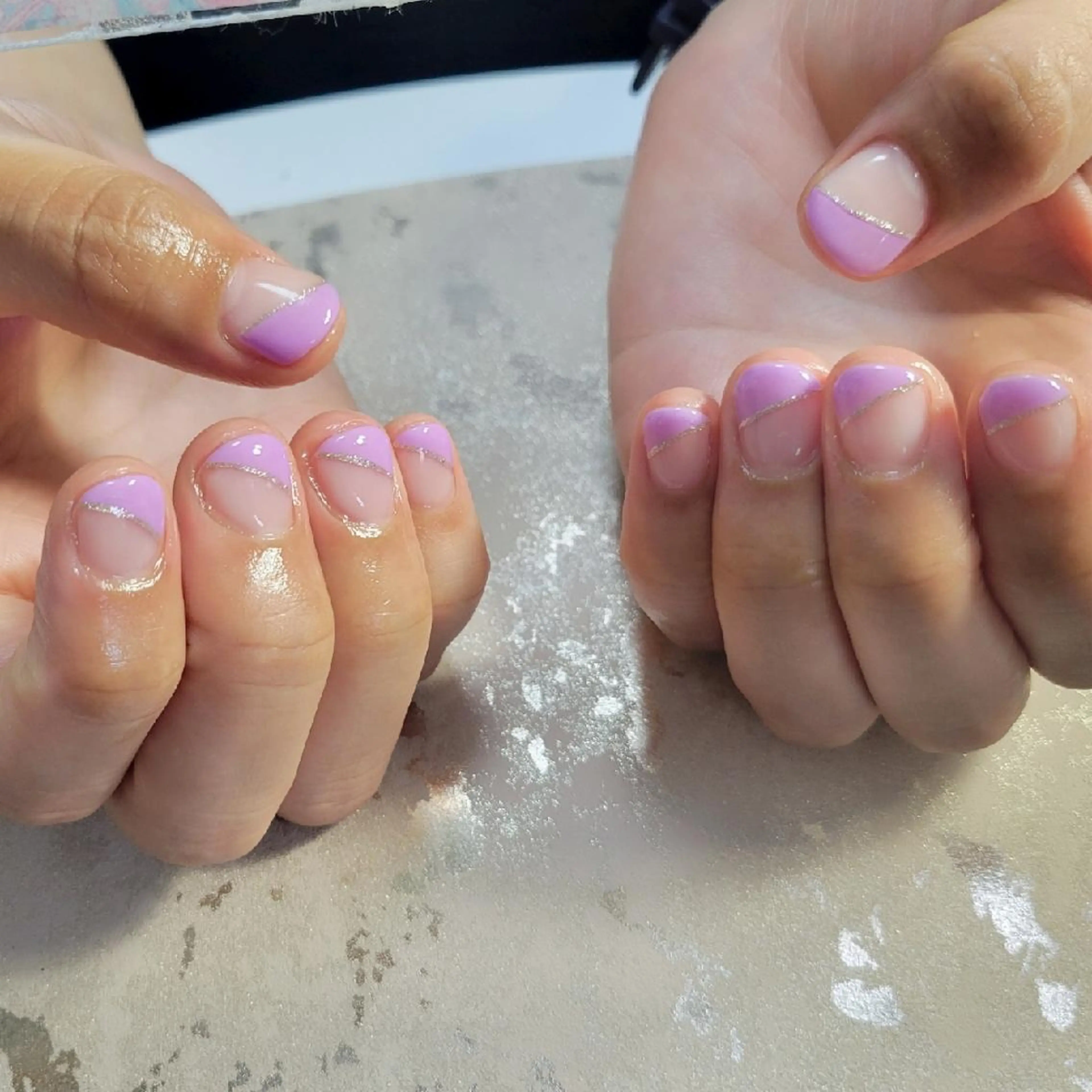 ネイル ラメ(グリッター) ネイルサロンほっこり kanaのネイルデザイン