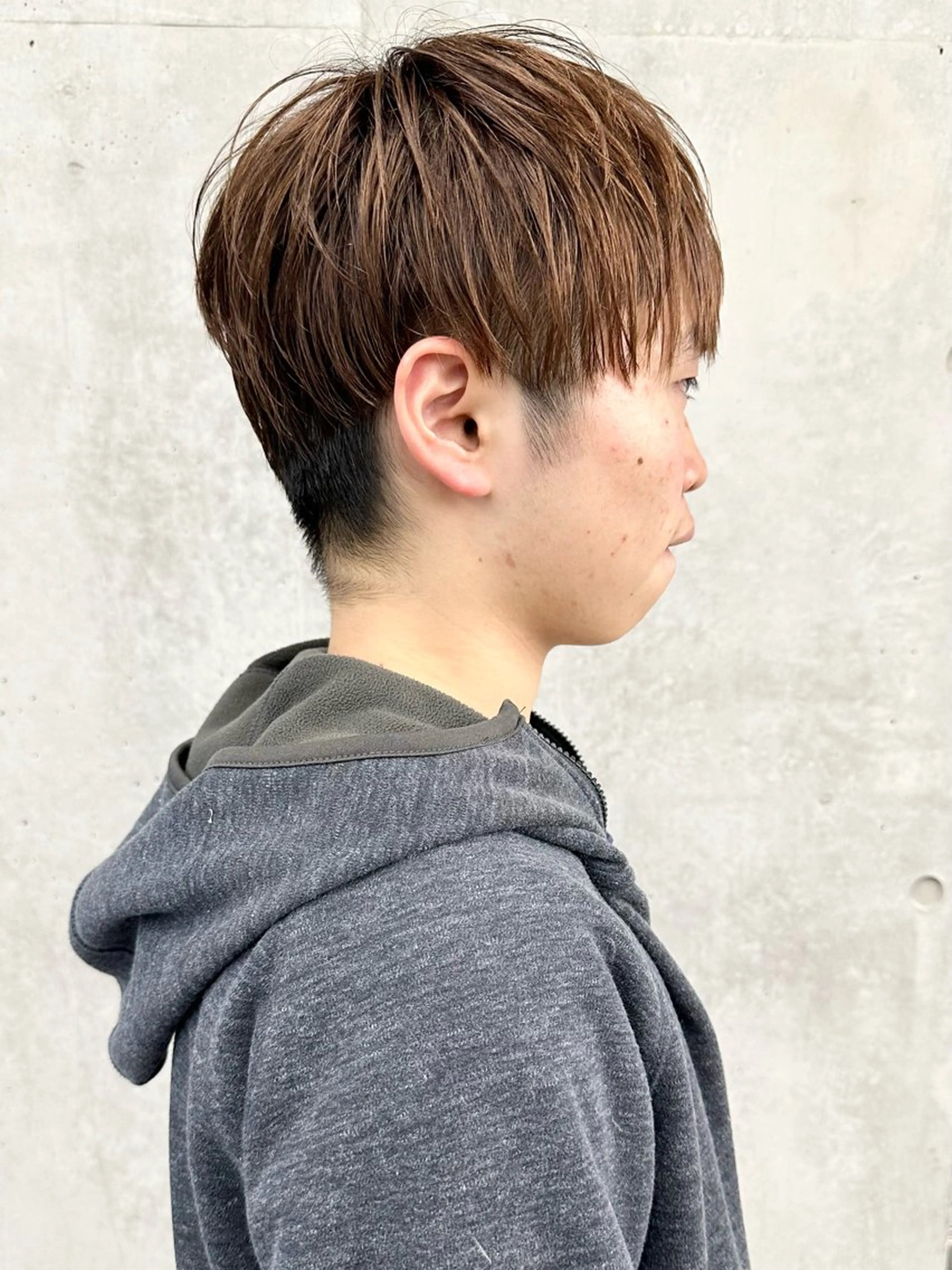 ショート メンズ カット ヘッドスパ 小顔ボブ/お悩み解決 /ボブパーマ/とういのヘアスタイル