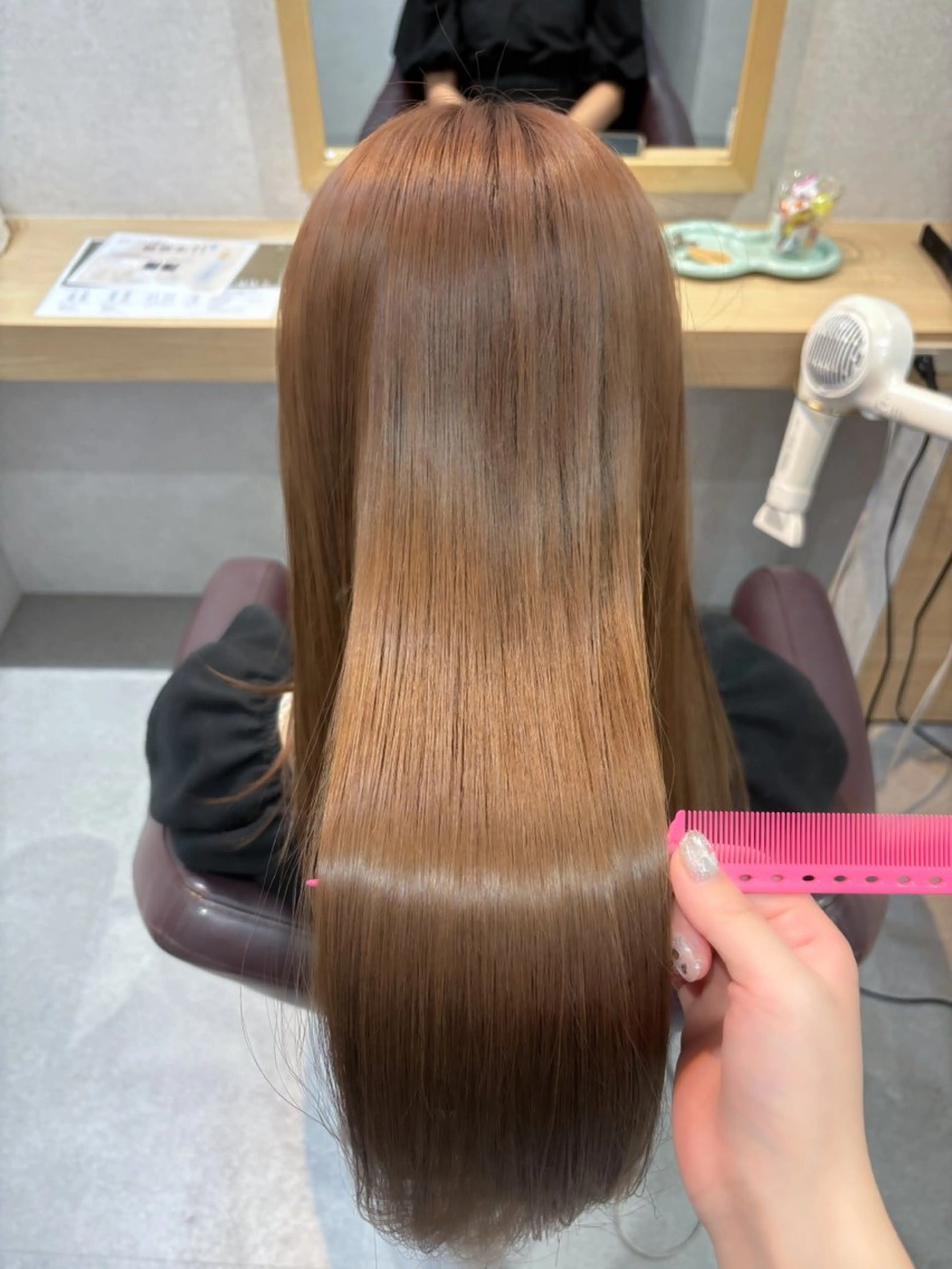 ロング カラー ブラウンカラー カット ヘアカラー トリートメント ブラウンカラー 🫧tomoka🫧のヘアスタイル