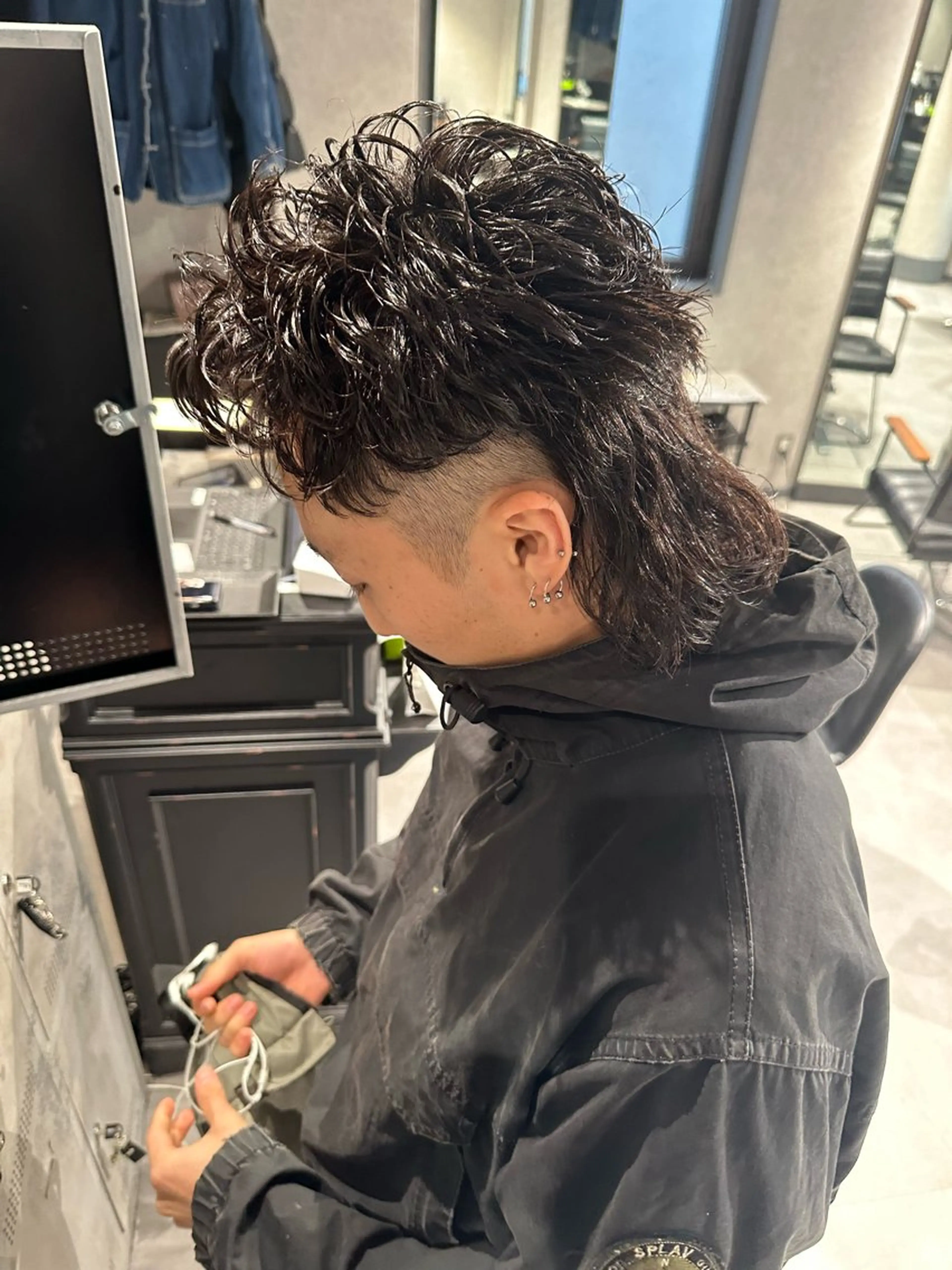 パーマ ヘアアレンジ メンズ メンズヘア静岡 ✂︎Ryuheiのヘアスタイル