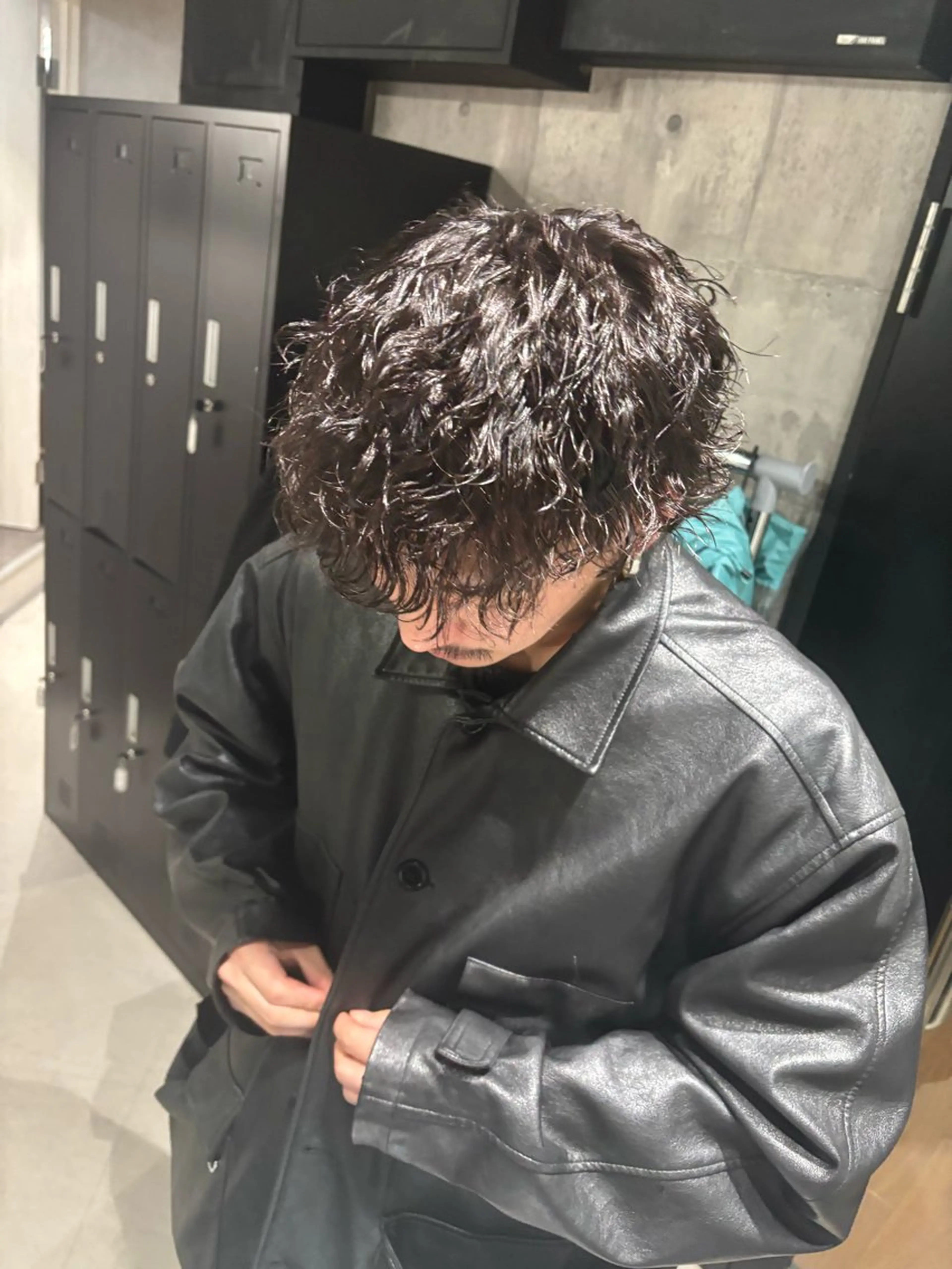 パーマ メンズ 波巻きパーマ カット パーマ トリートメント _white【京橋店】所属・_WHITE / KENTOのヘアスタイル