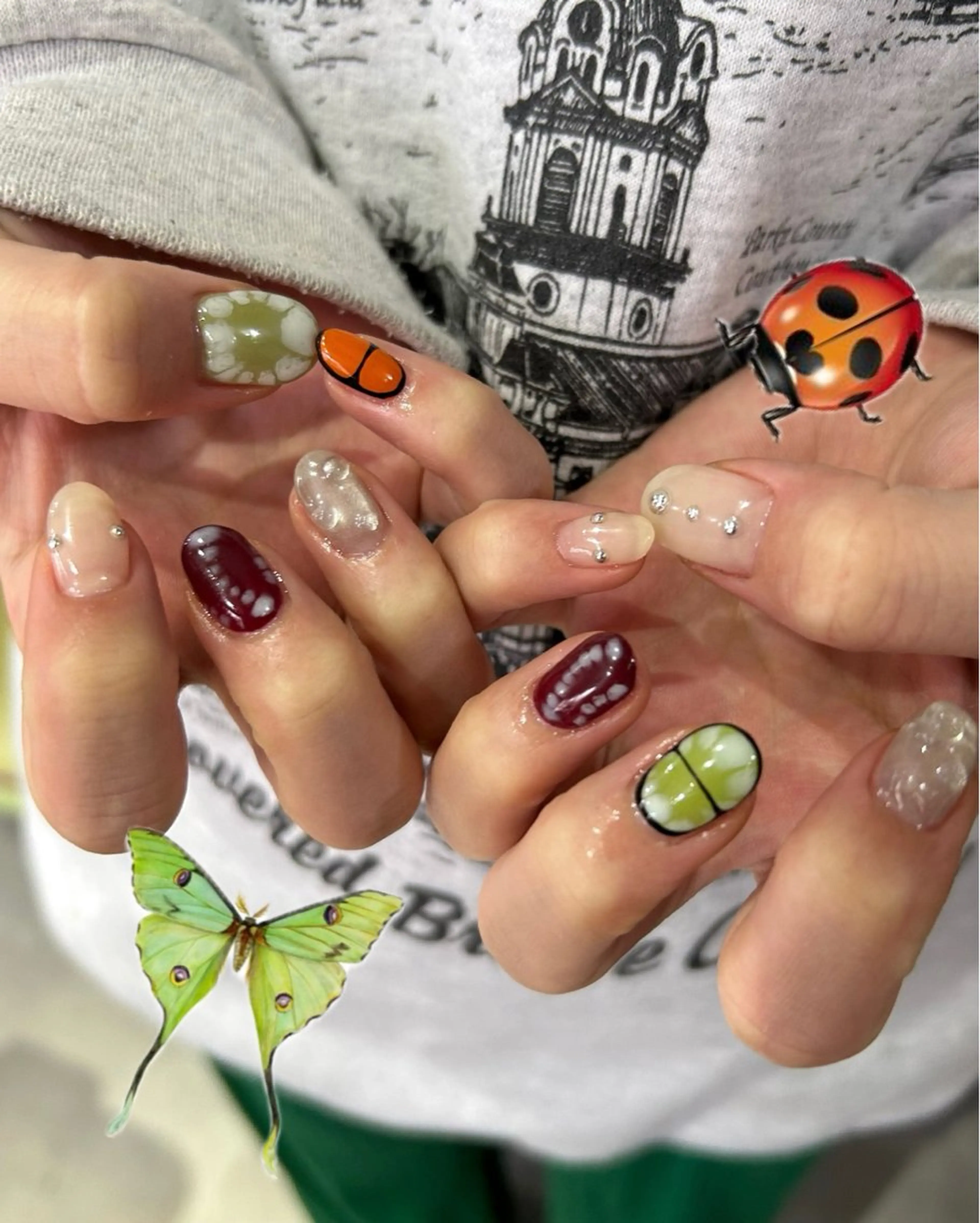 ネイル ハンドネイル フットネイル ASA nail / アート☀︎ニュアンスのネイルデザイン