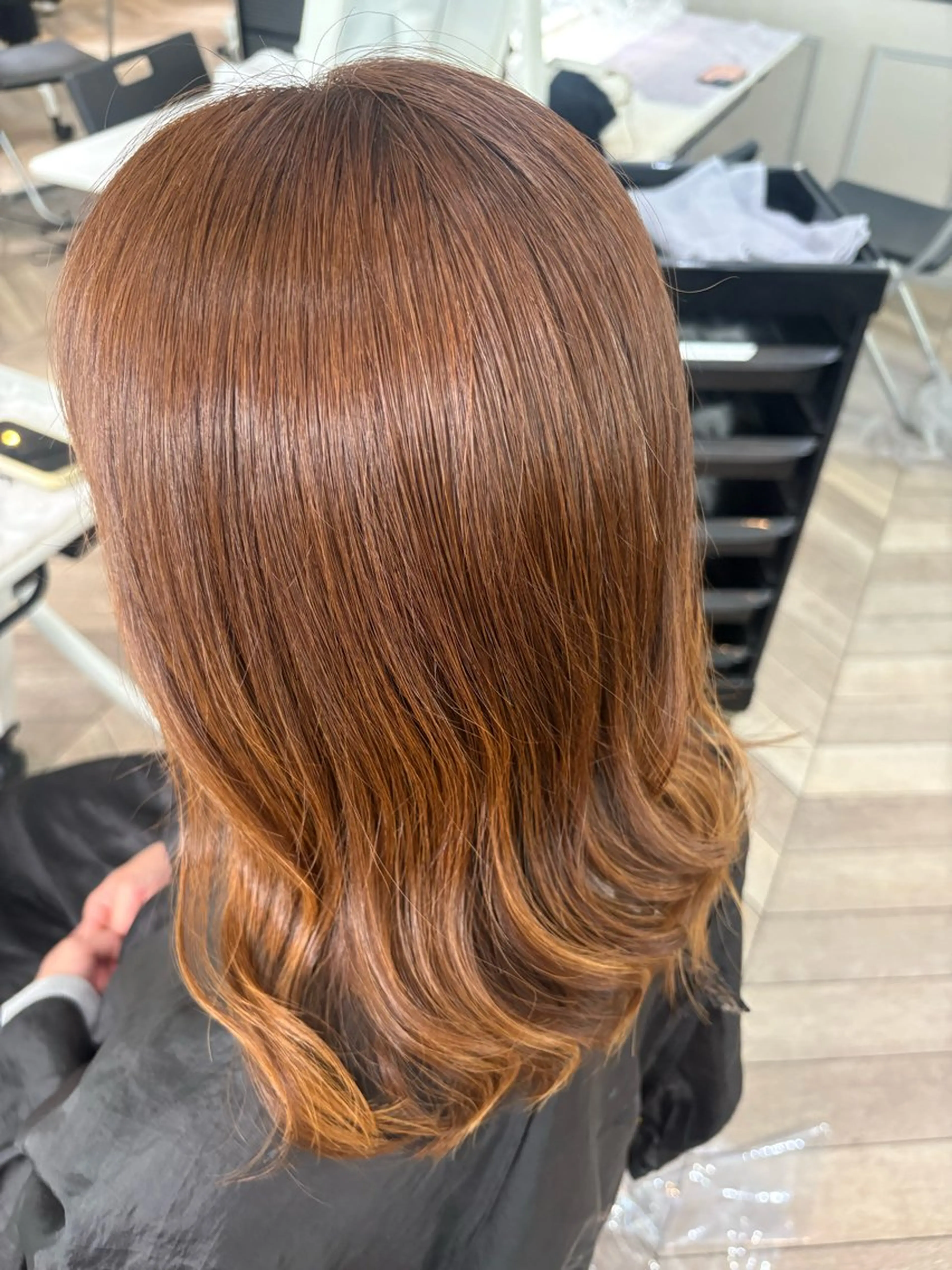 カラー ブラウンカラー 吉井 愛陽のヘアスタイル