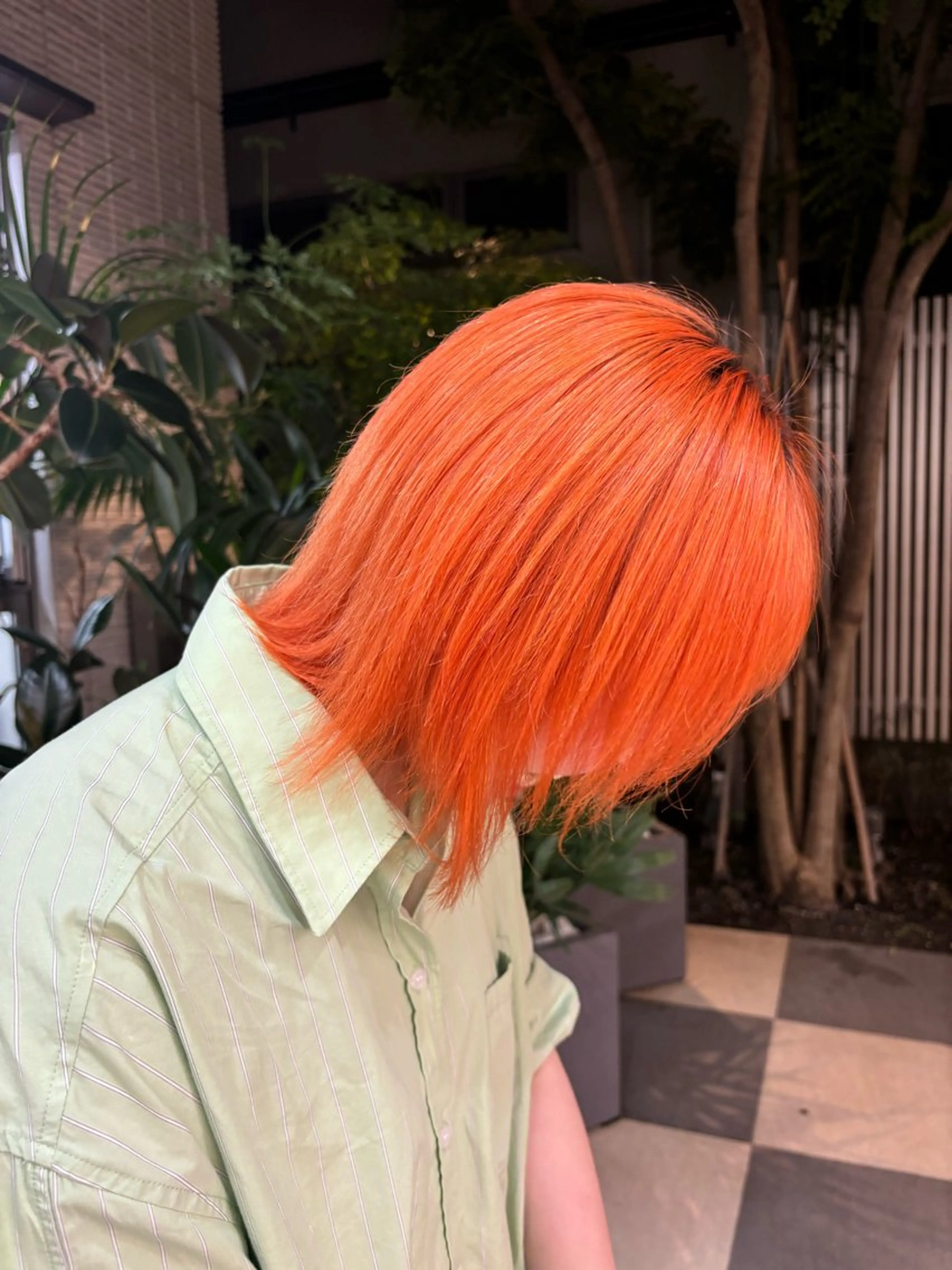 ショート ヘアカラー よこやま なぎさのヘアスタイル