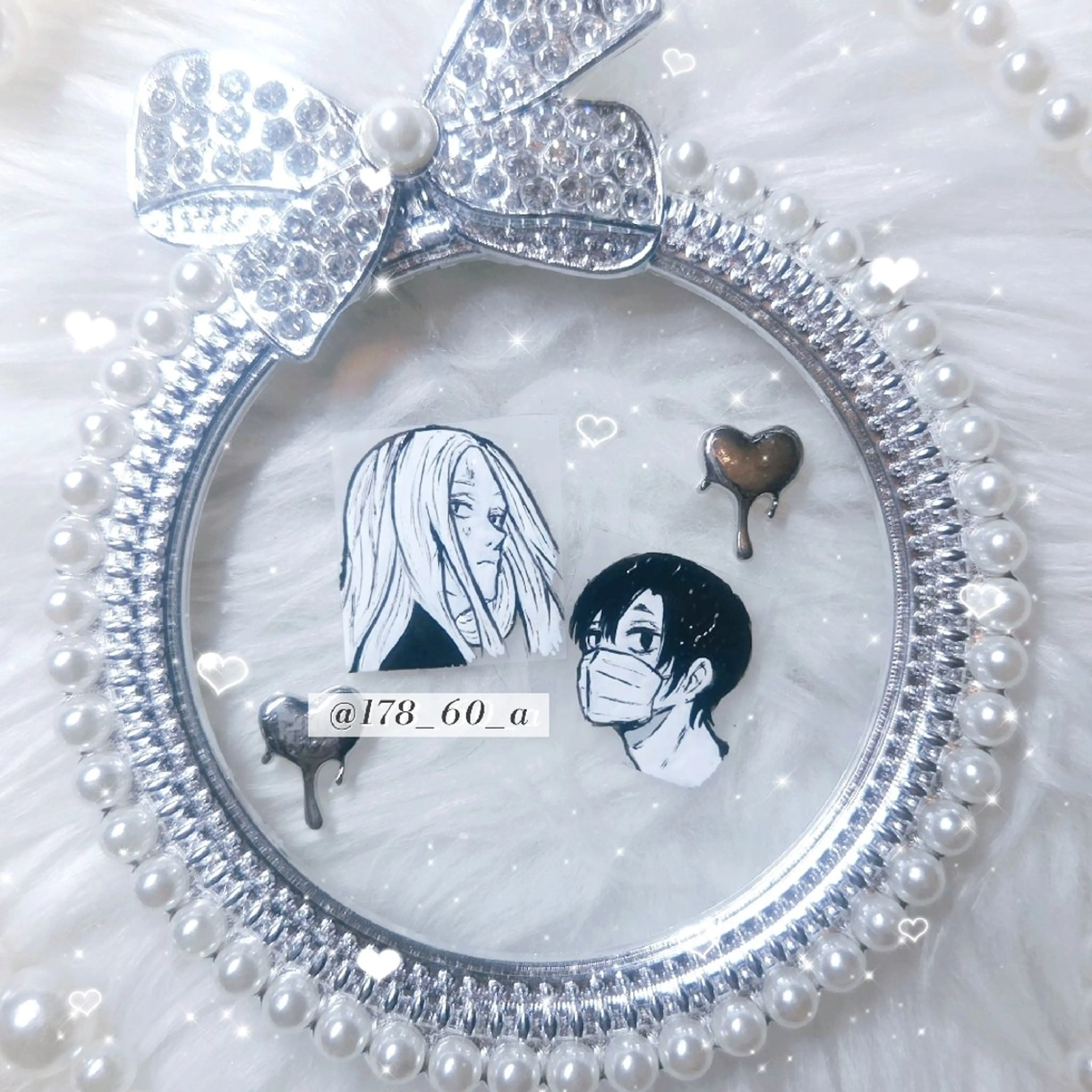 ネイル スカルプネイル ハンドネイル HAPPINAS🎀  れん🖤痛ネイルのネイルデザイン