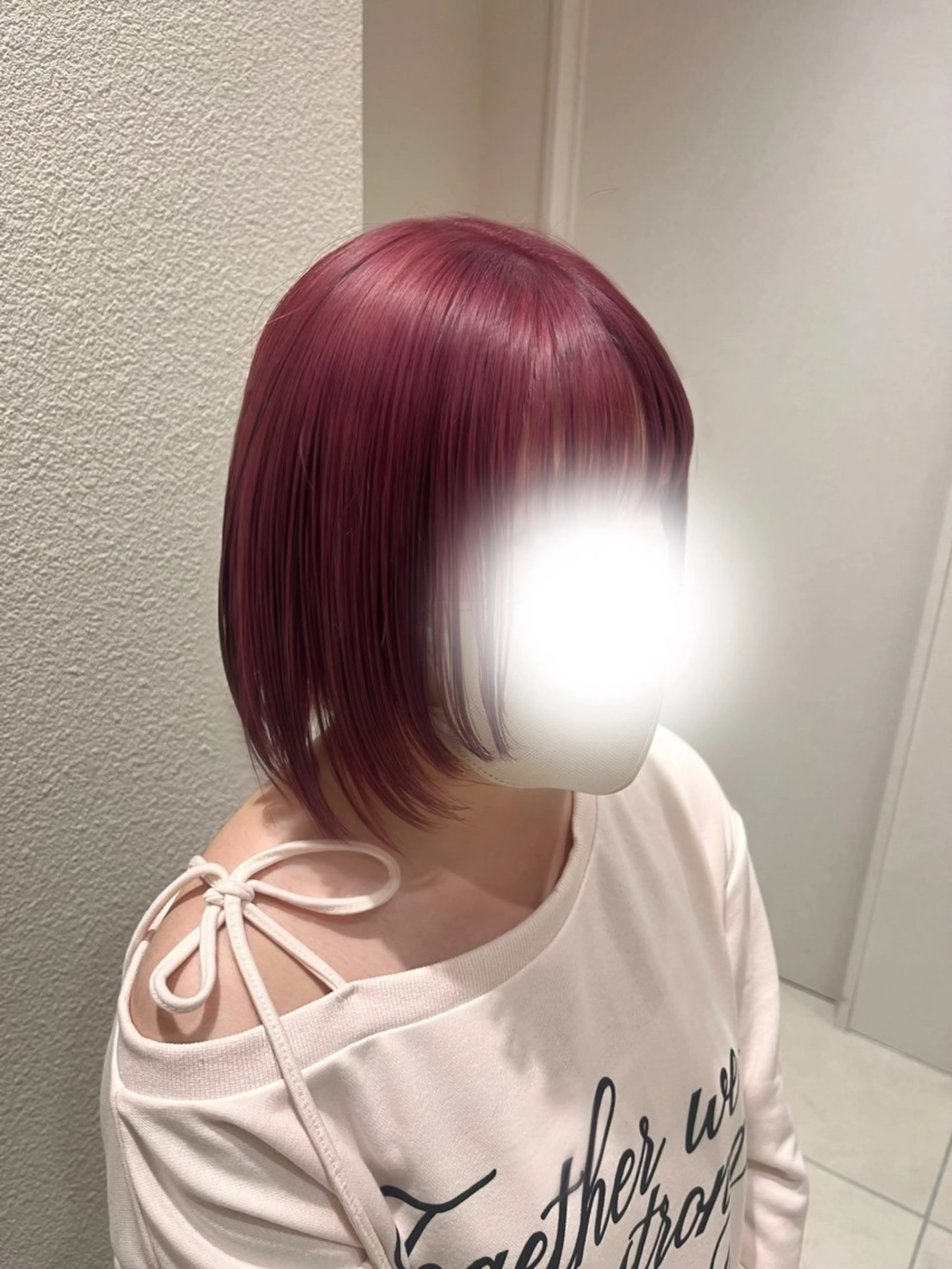 ミディアム ヘアカラー 🤍ちなみ 🤍のヘアスタイル