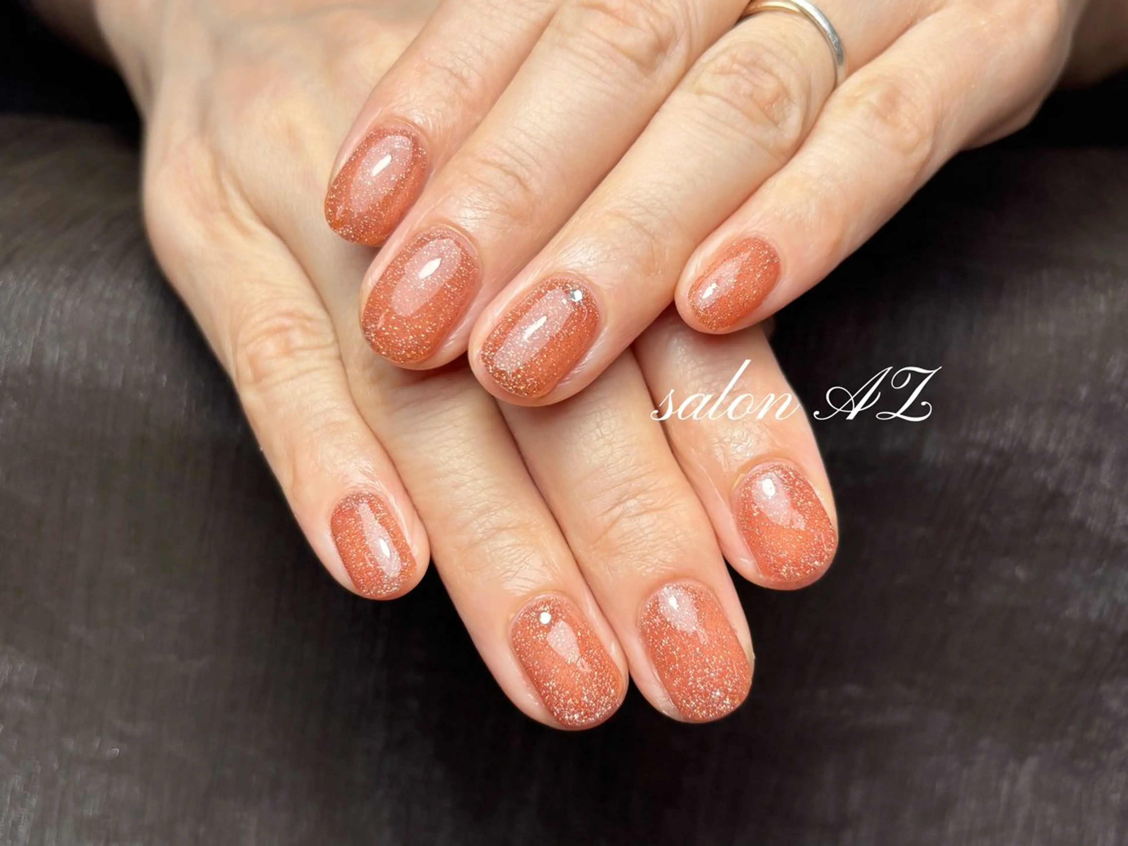 ネイル 桜ネイル 長さ出し フットネイル フレンチネイル ジェルネイル salon AZのネイルデザイン