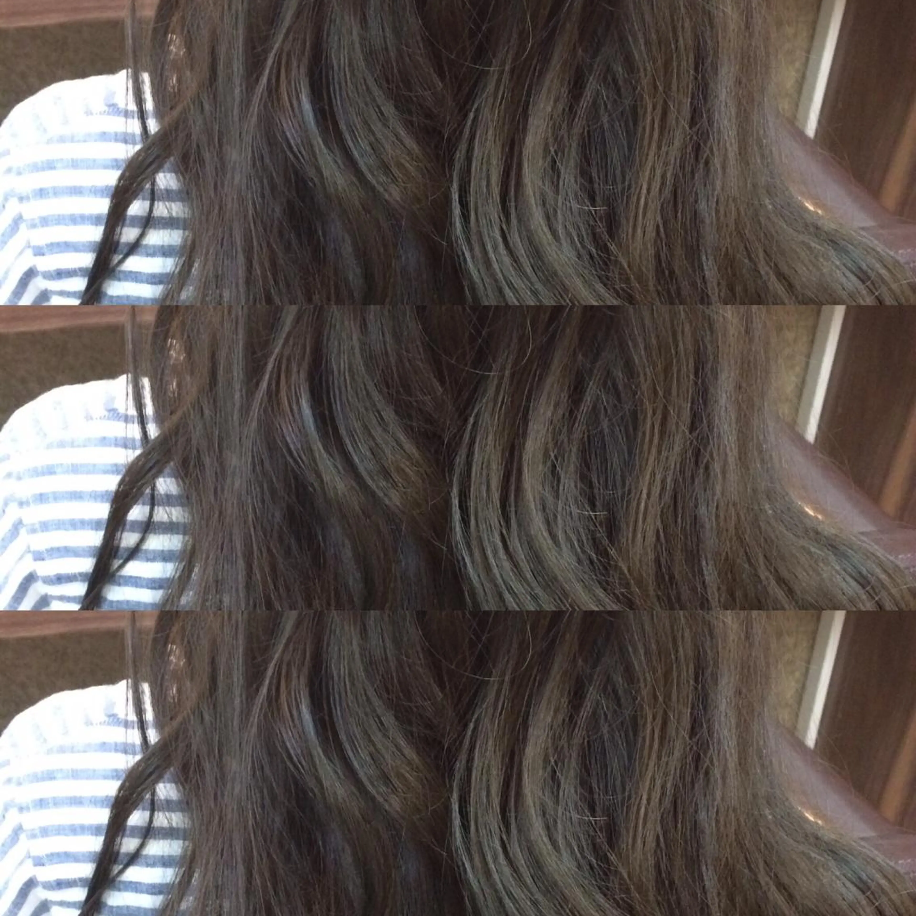 ロング カラー アッシュ アッシュブラウン ブラウンカラー 🟦髪質改善6年 💊YAMAMOTOのヘアスタイル