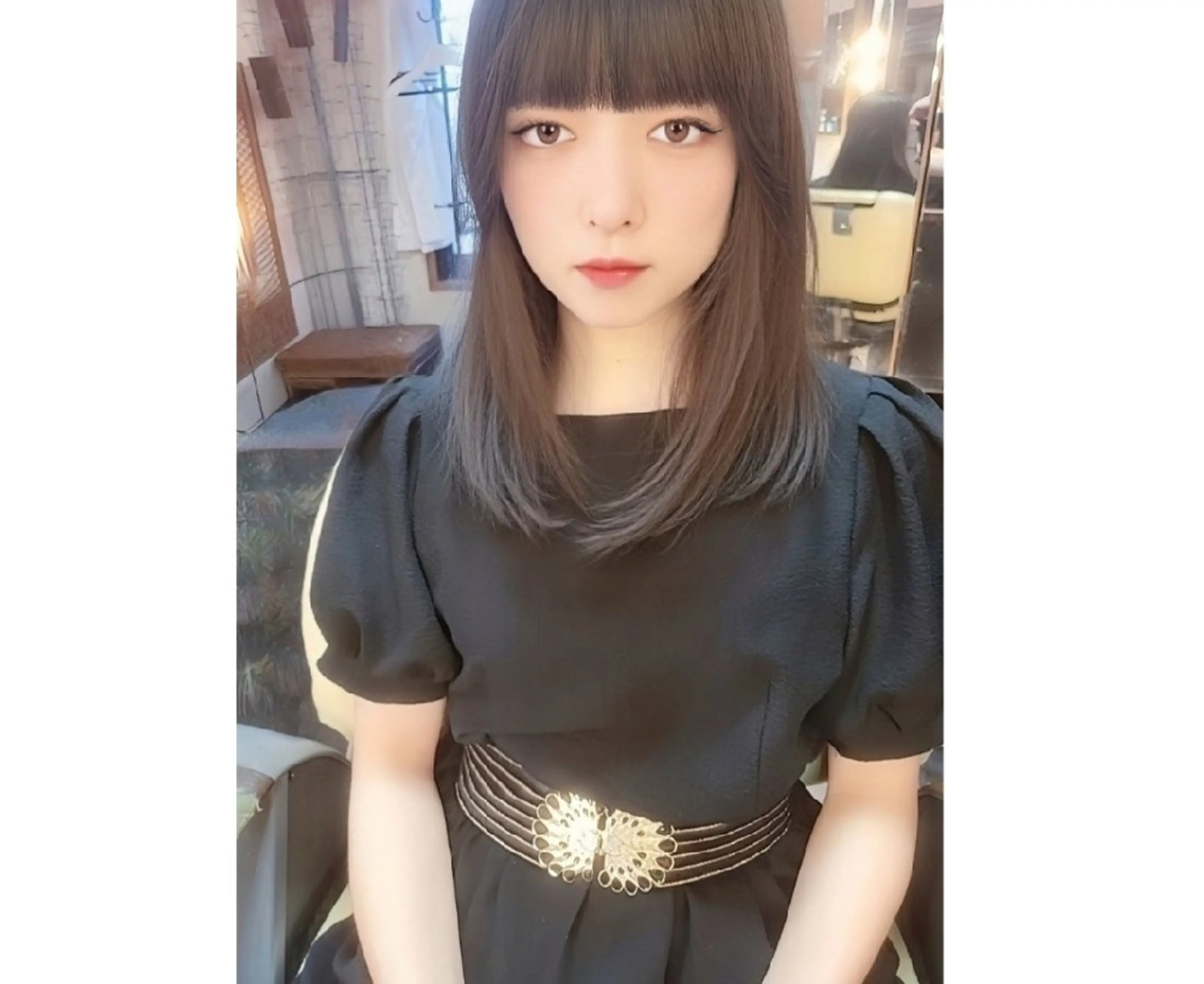 セミロング カット ヘアカラー トリートメント クチコミ★5点★ 口コミホットペッパーのヘアスタイル