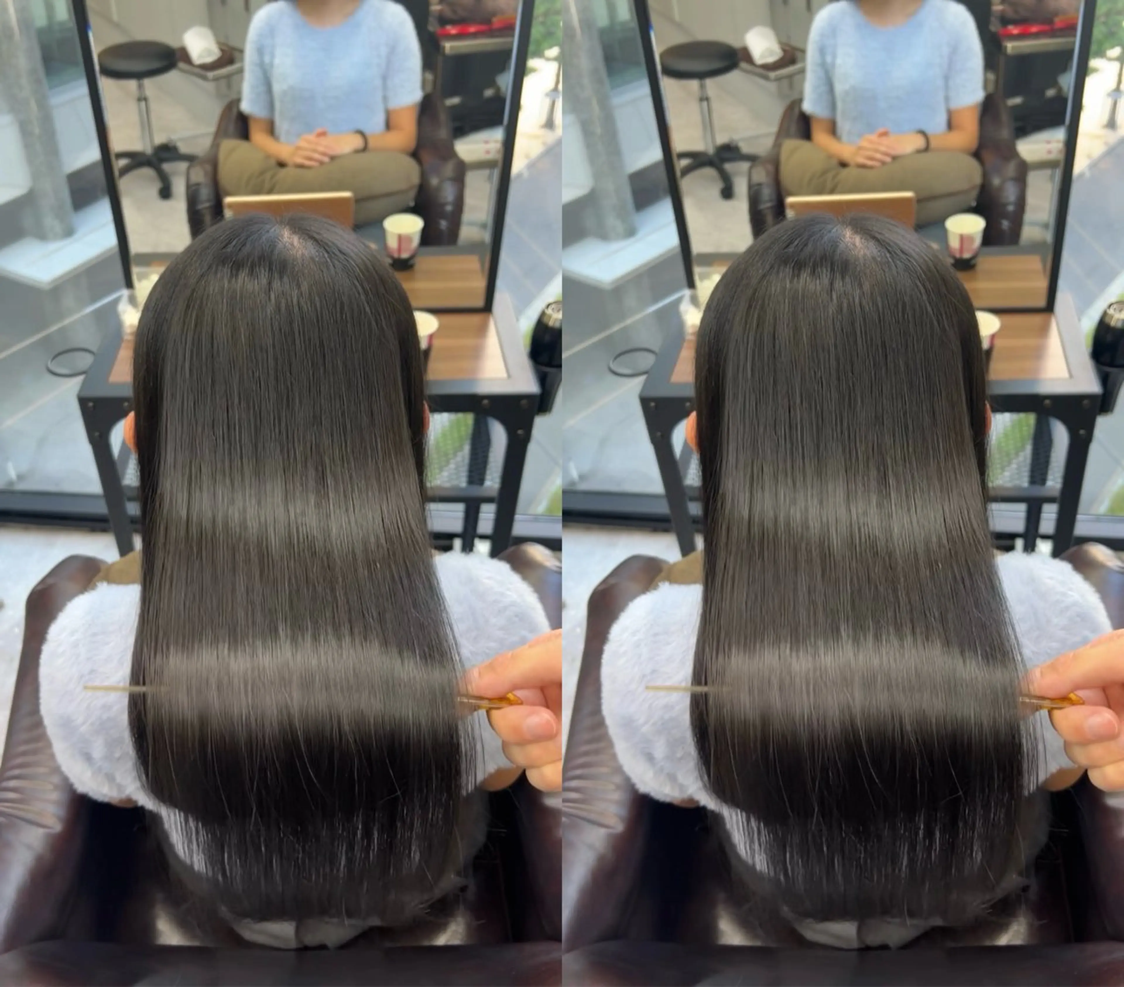 セミロング トリートメント 髪質改善/韓国風 恵比寿/Renのヘアスタイル