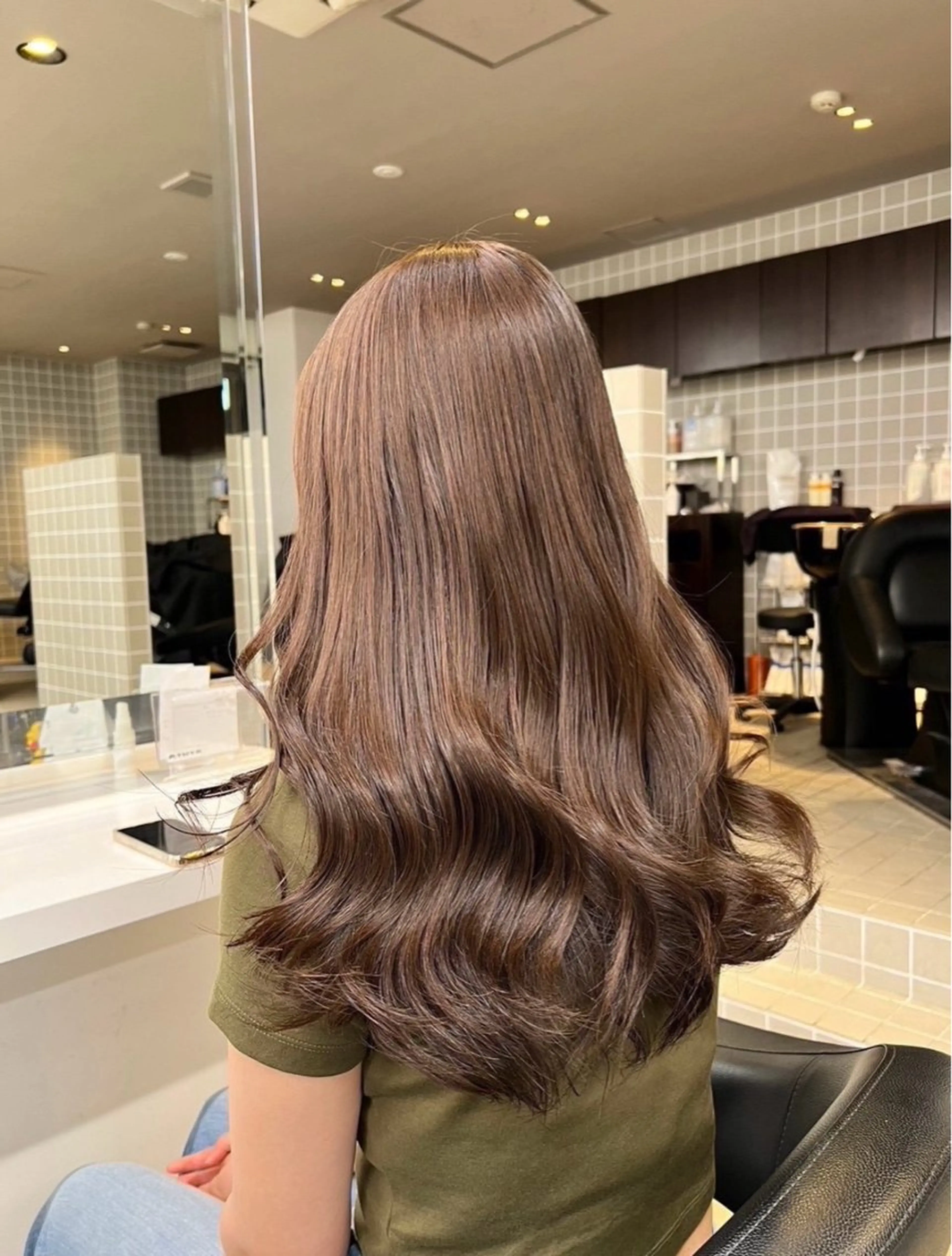 ロング カラー ヘアアレンジ 🦋艶出しワンカラー 🦋MASAKIのヘアスタイル