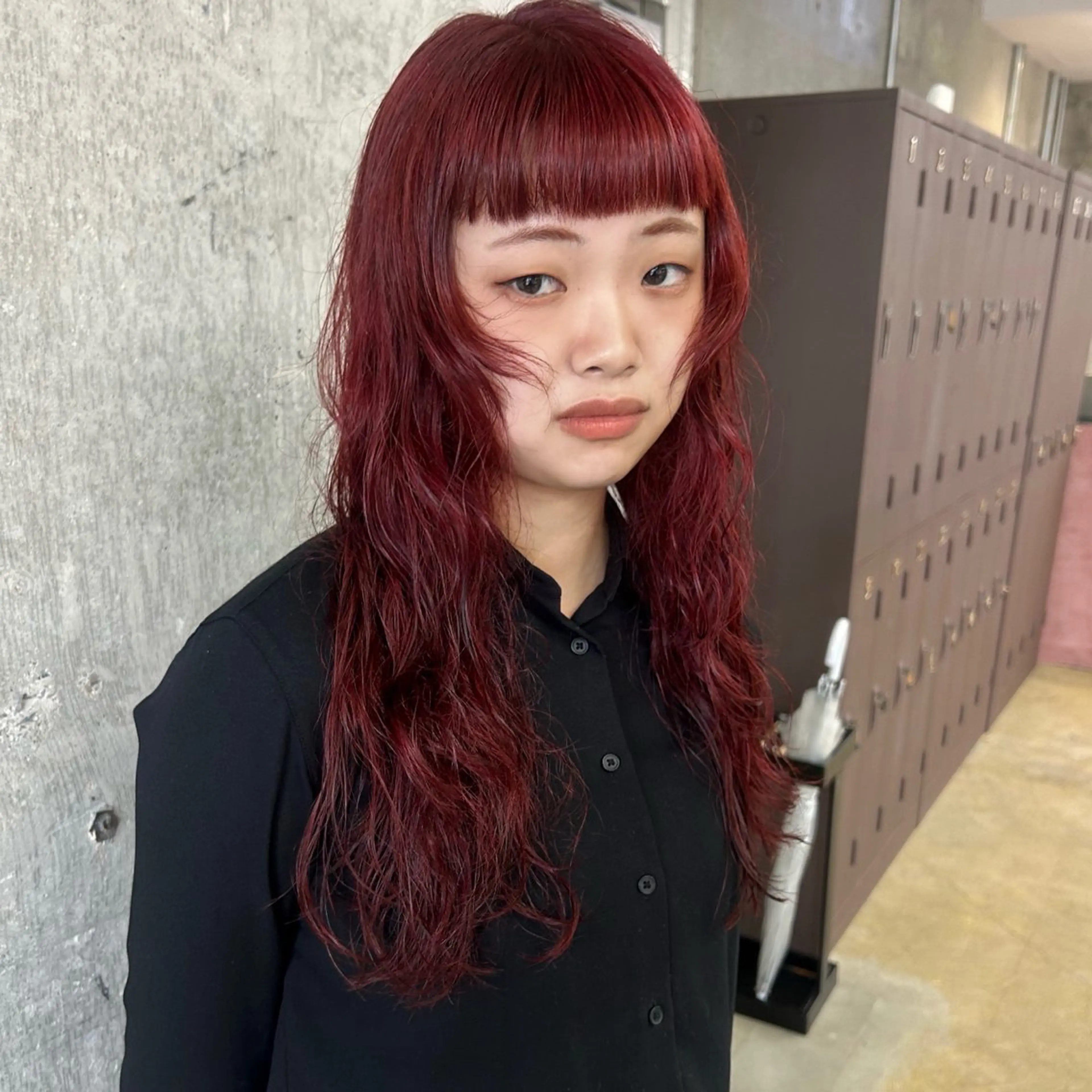 ロング カラー パーマ カット ヘアカラー パーマ 伊藤ほのか/パーマ /酸性ストレートのヘアスタイル