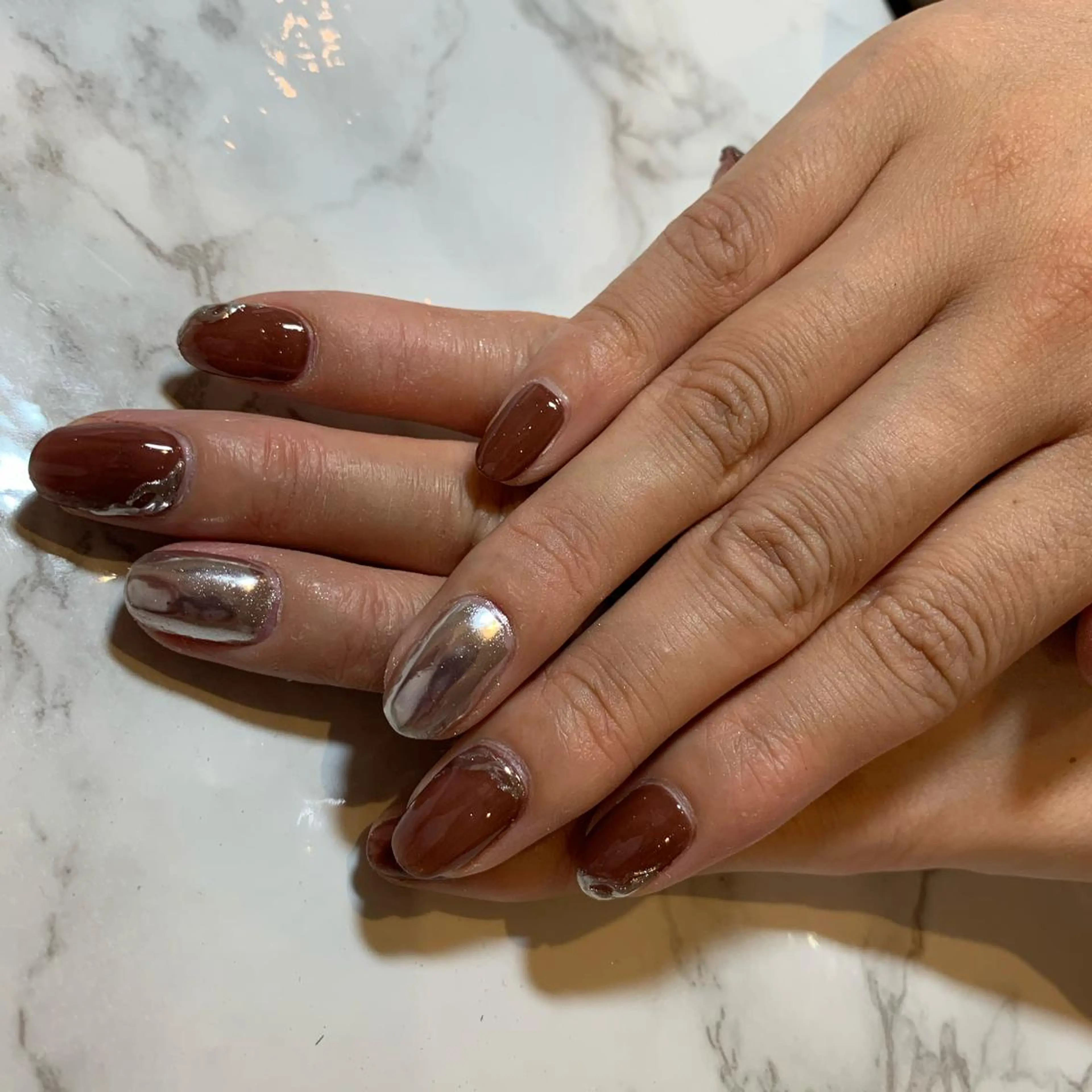 ネイル 岸本 みなみのネイルデザイン