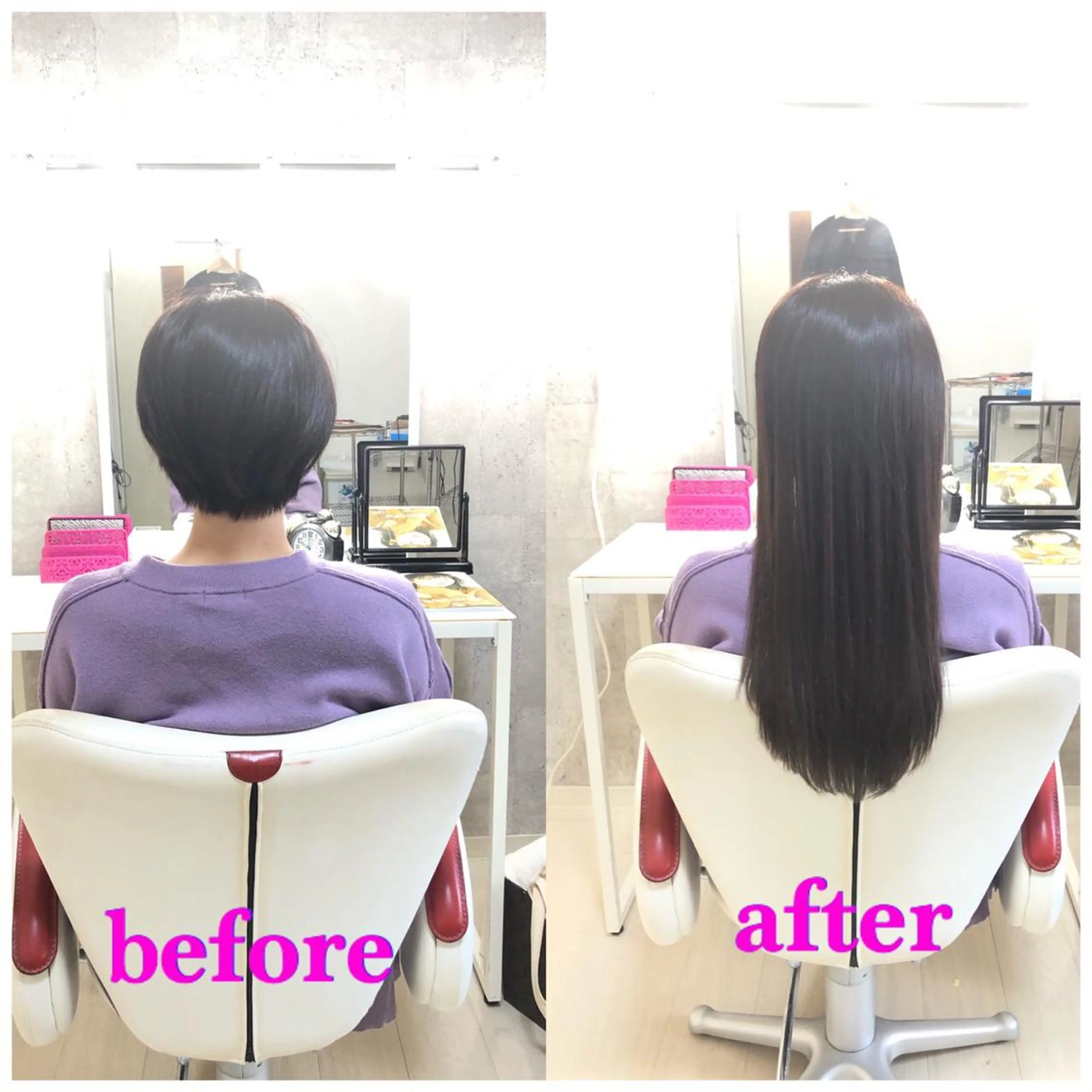 ロング エクステ 🌸ドレスアップ 心斎橋店🌸のヘアスタイル