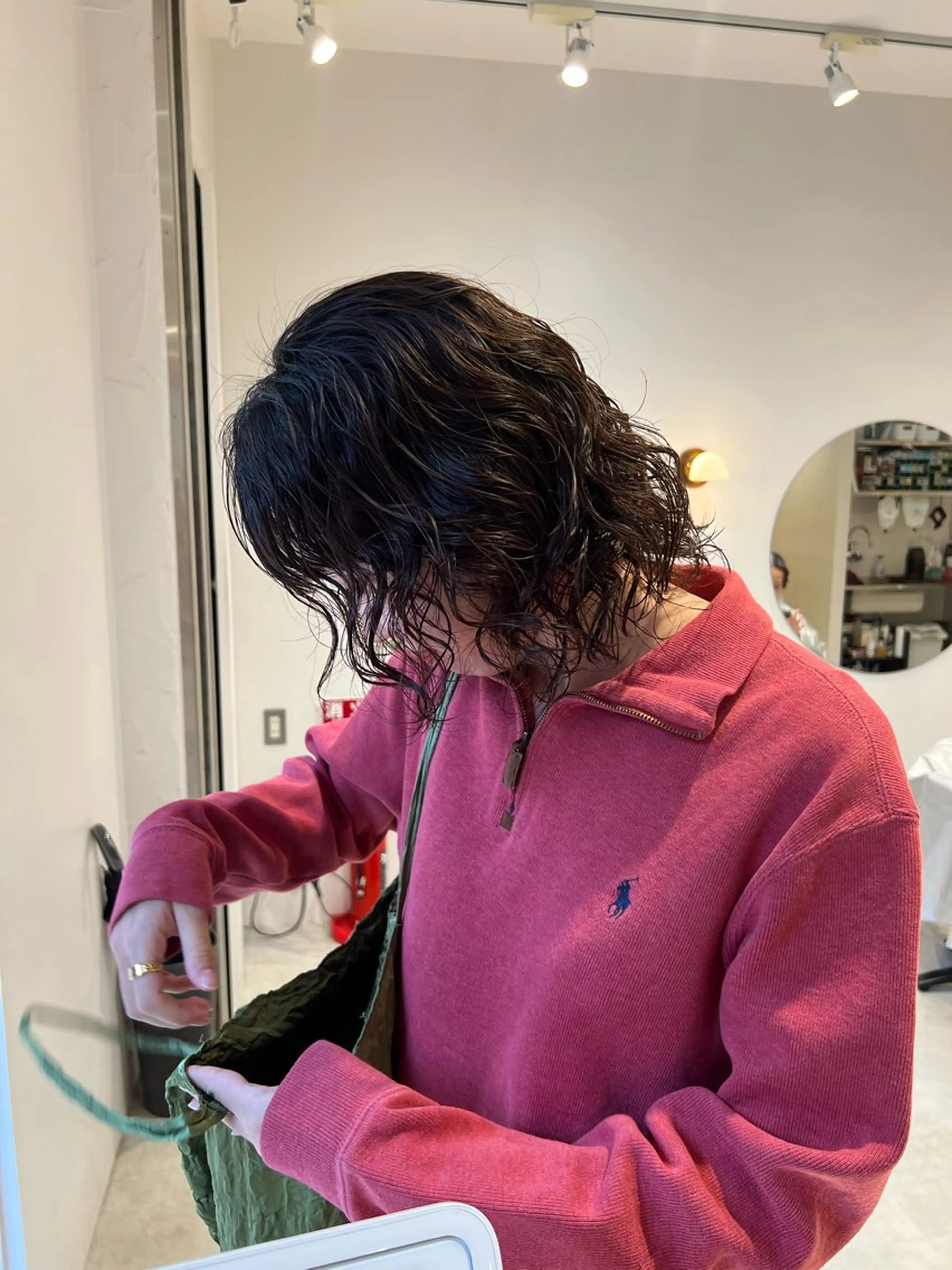 ミディアム パーマ パーマ/ボブ /レイヤー チヒロのヘアスタイル