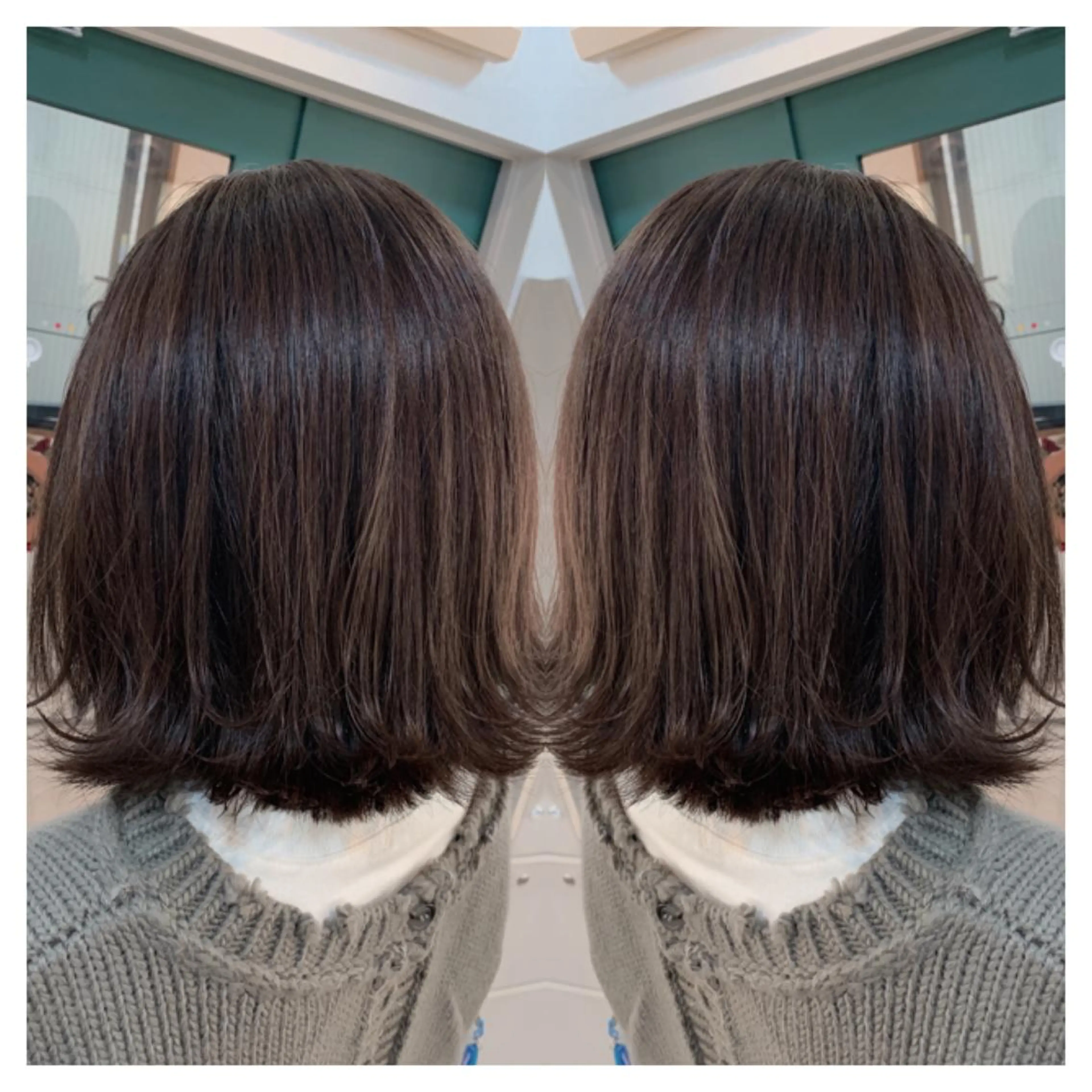 ミディアム カラー カット ヘアカラー トリートメント a-o横浜所属・村山 茉衣のヘアスタイル