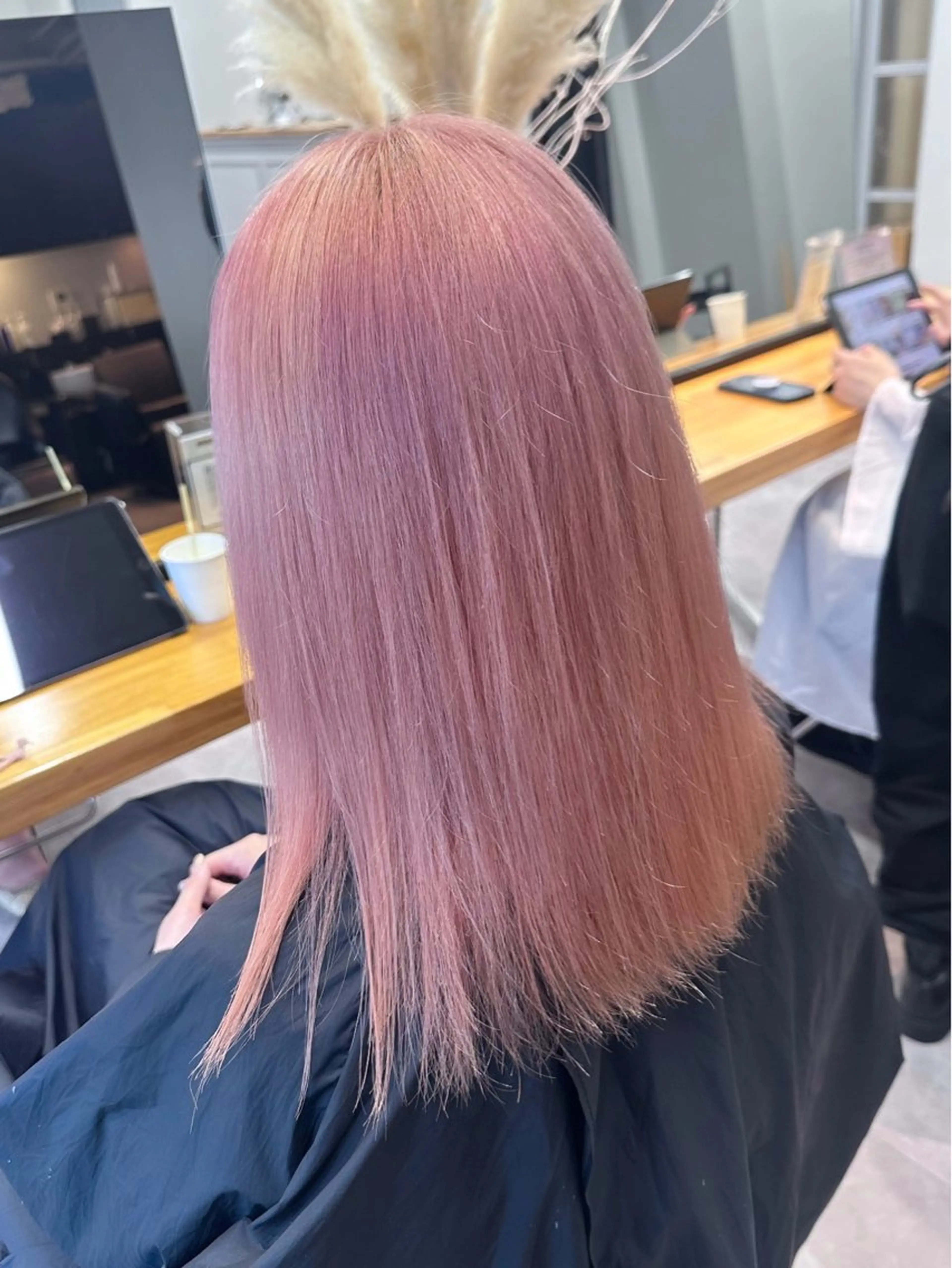 ミディアム カラー ヘアカラー ウルフ・ボブ モデル✵HARUTOのヘアスタイル