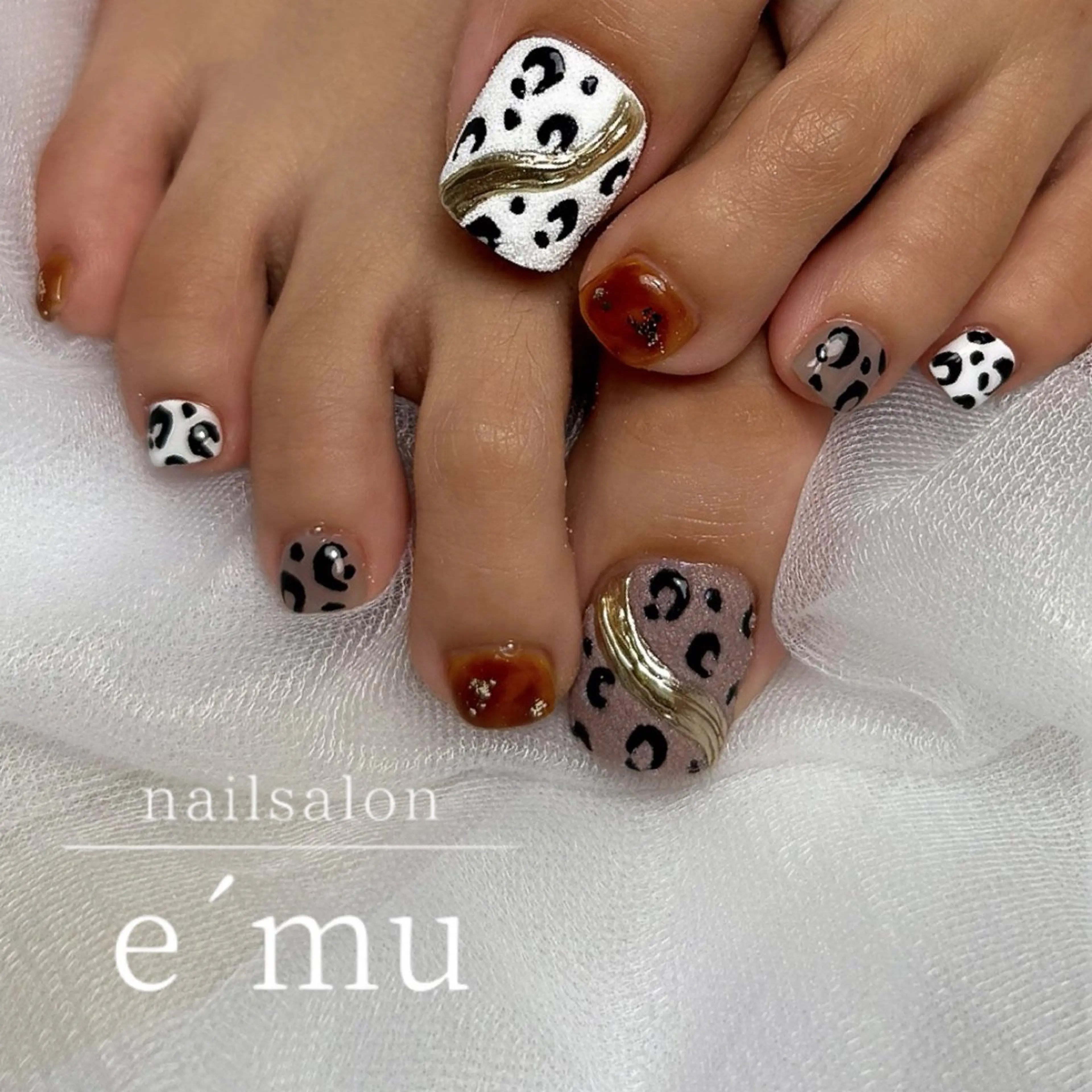 ネイル フットネイル nailsalon e´muのネイルデザイン