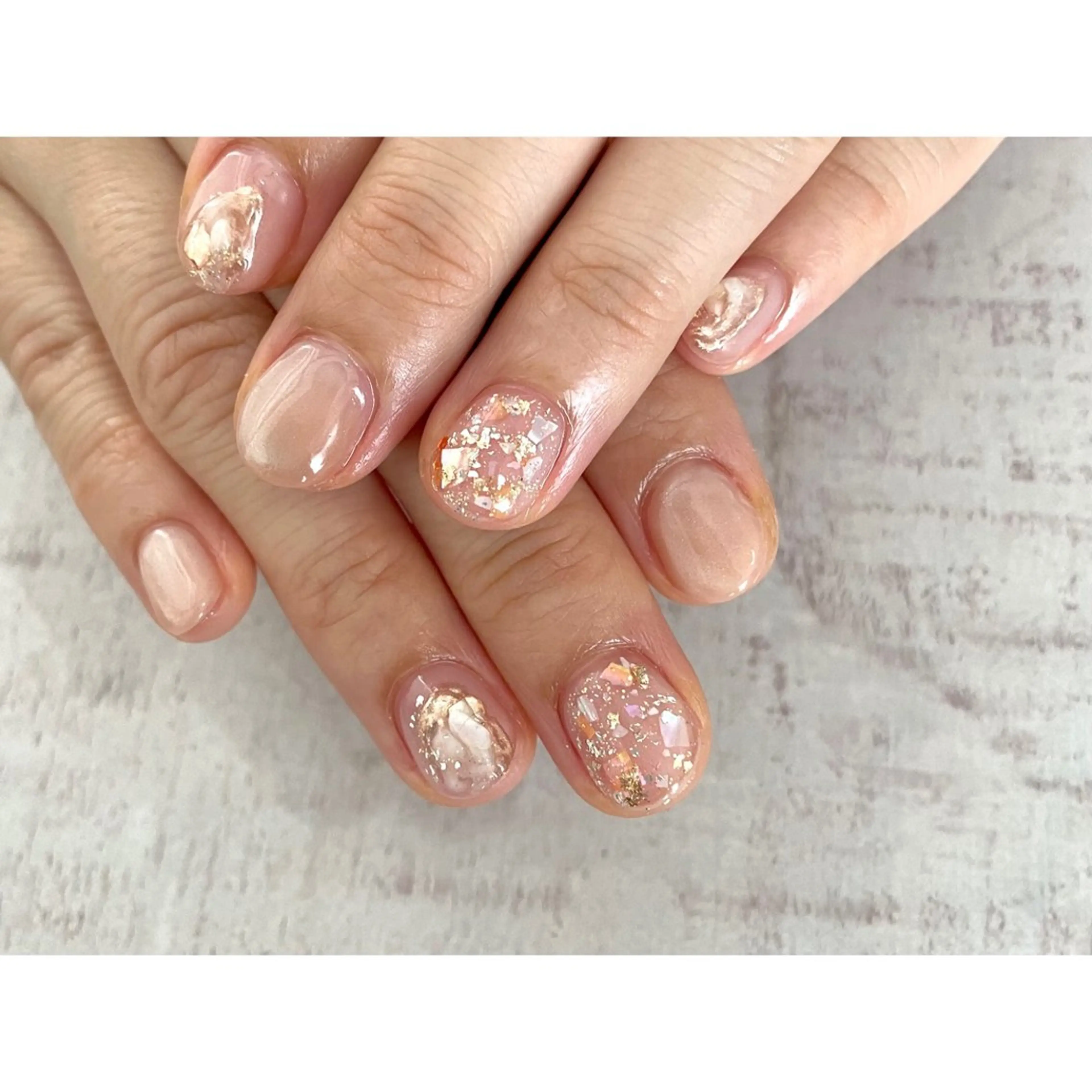 ネイル 𖡼 yumenoのネイルデザイン