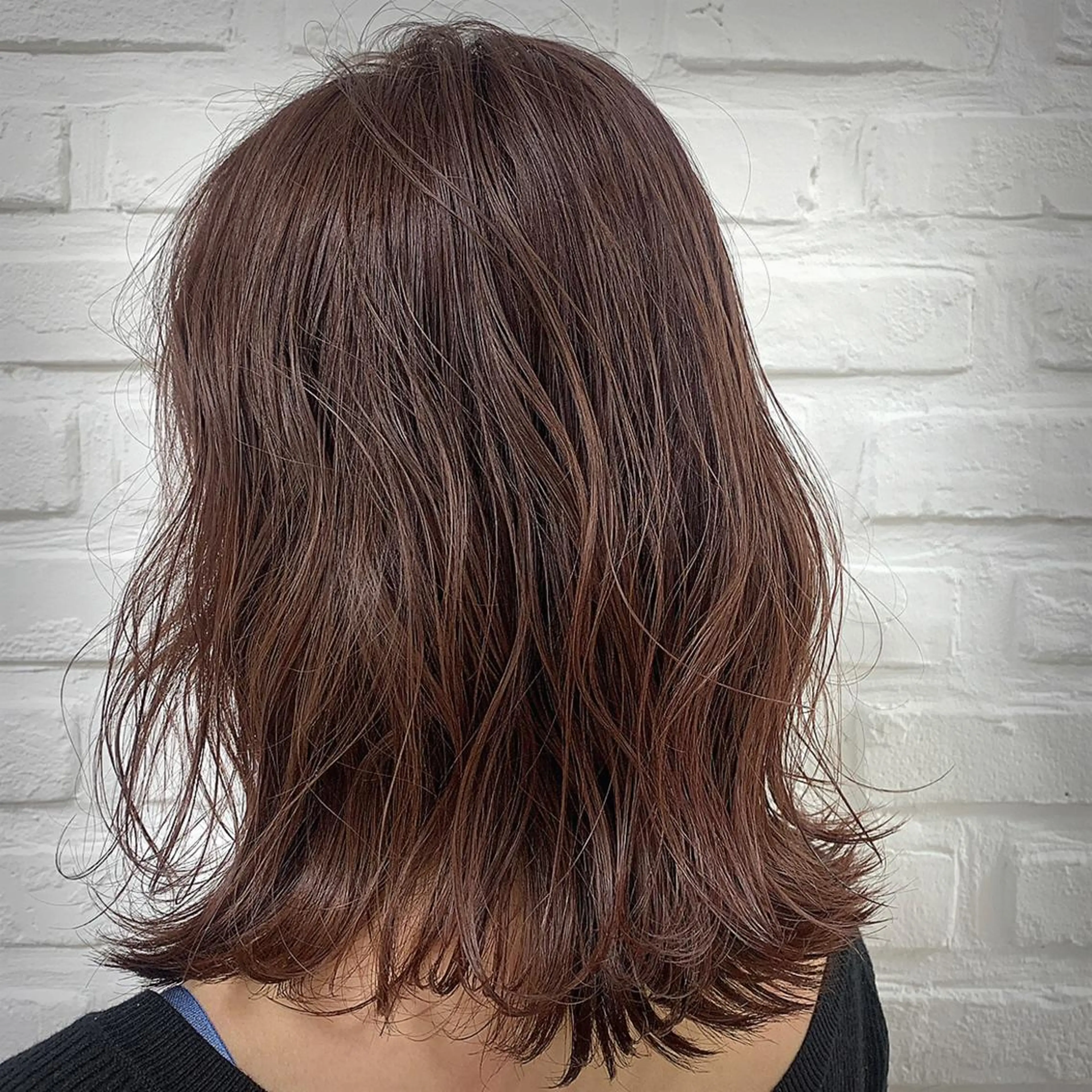 ミディアム カラー アッシュ イルミナカラー ラベンダーカラー ラベンダーアッシュ ピンクカラー 【髪質改善】 kasumi🌷🌷のヘアスタイル