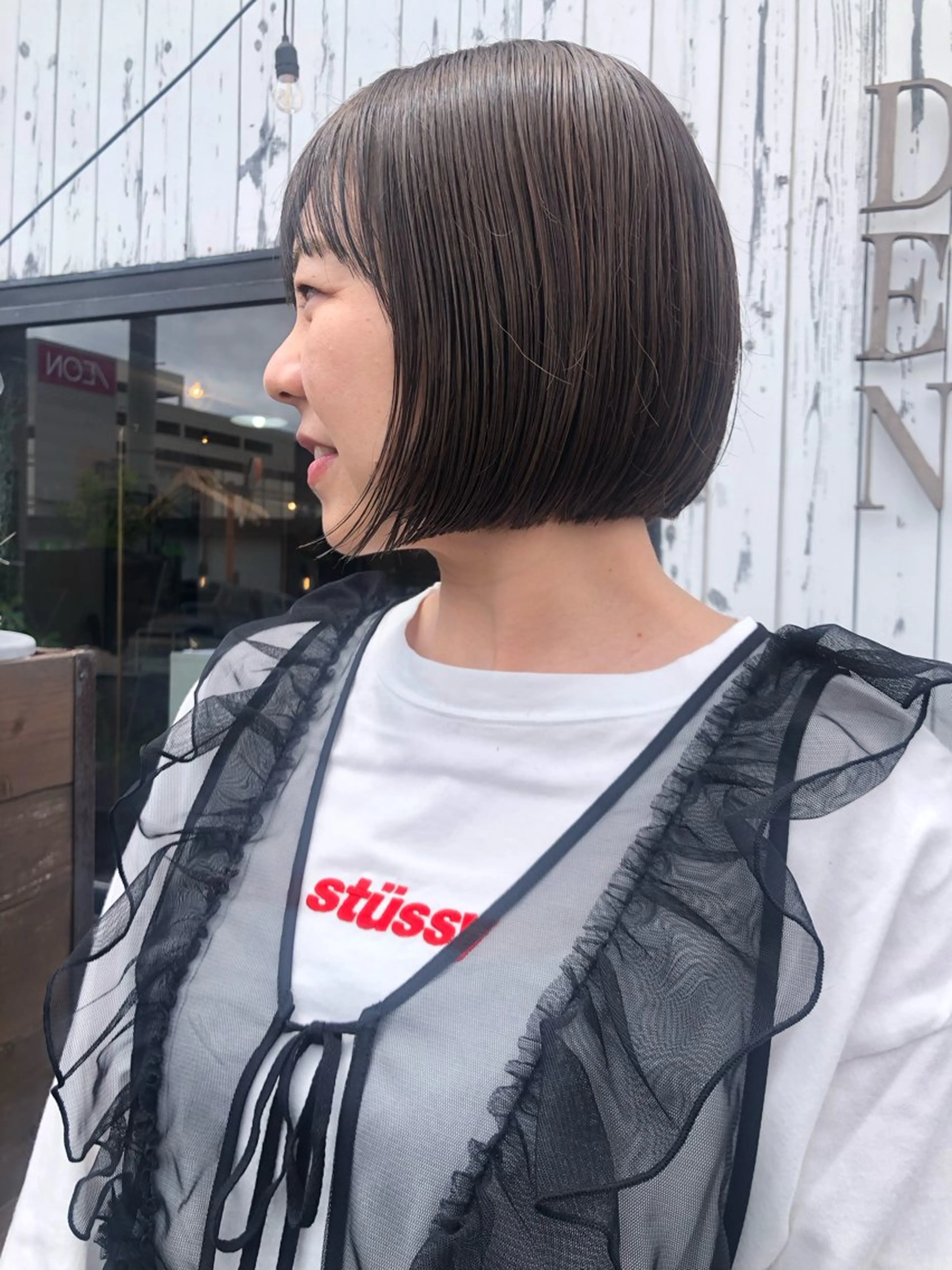 ショート カラー カット ヘアカラー デザインカット🎨 ボブ🫟おざきのヘアスタイル