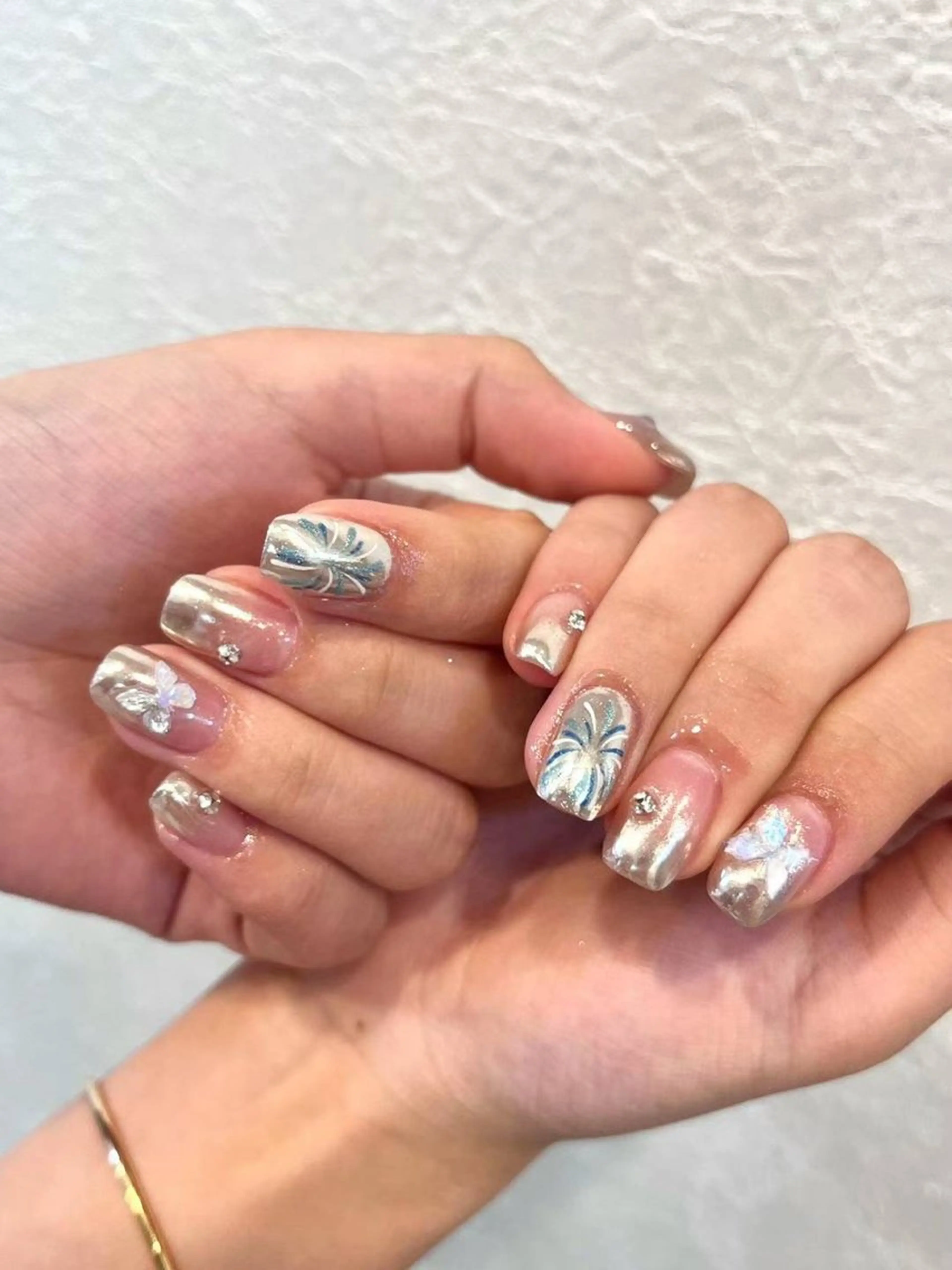 ネイル アートネイル フラワーネイル フットネイル ジェルネイル マグネットネイル Babarla nailのネイルデザイン