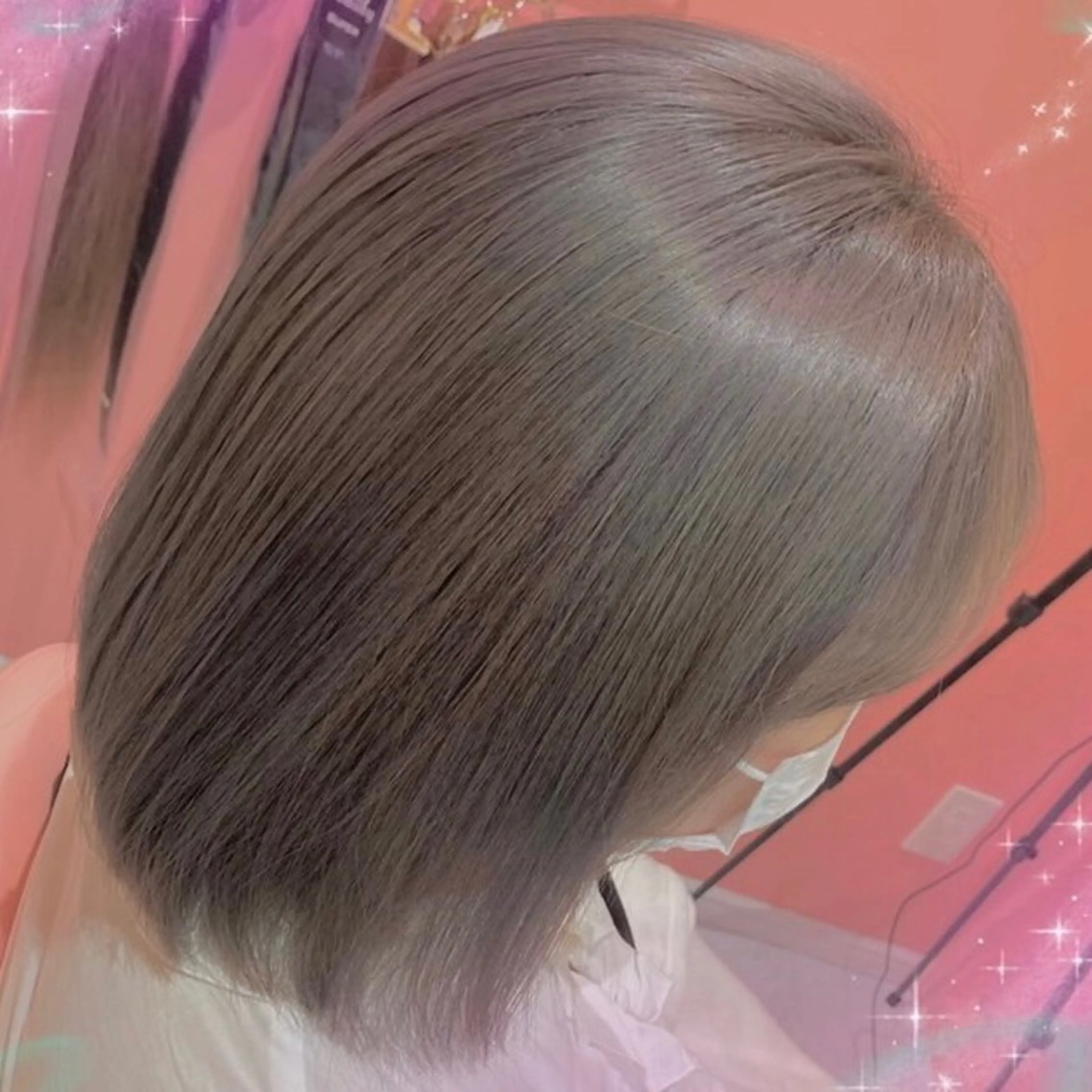 ミディアム カラー ビューティサロン ミルクのヘアスタイル