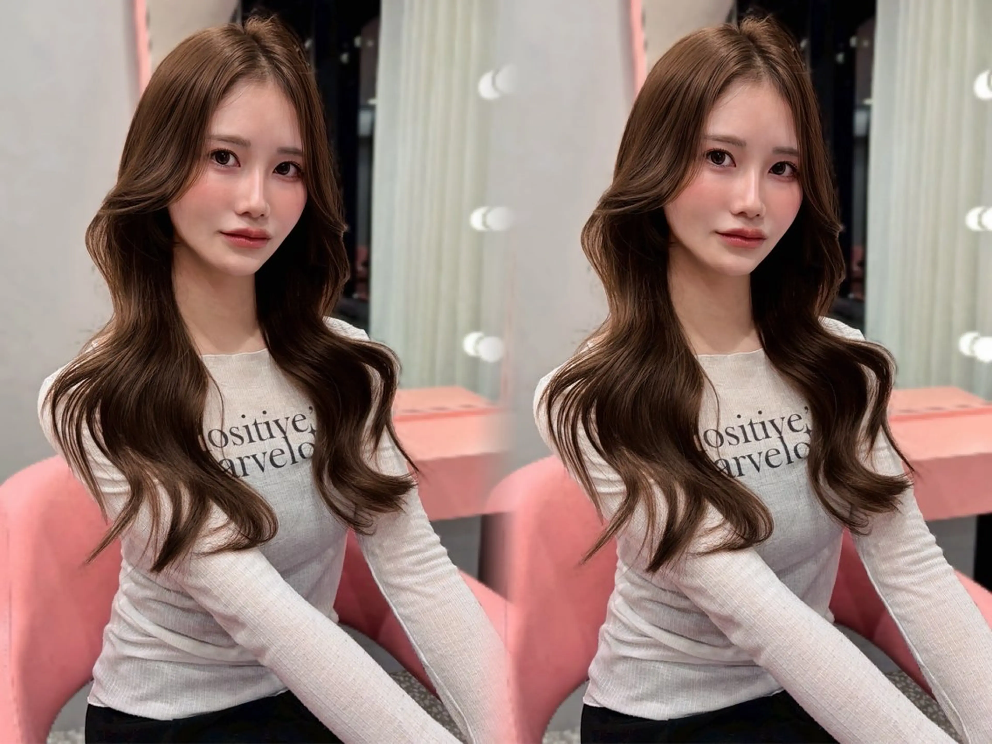 ロング カット ヘアカラー 木串 楽人のヘアスタイル