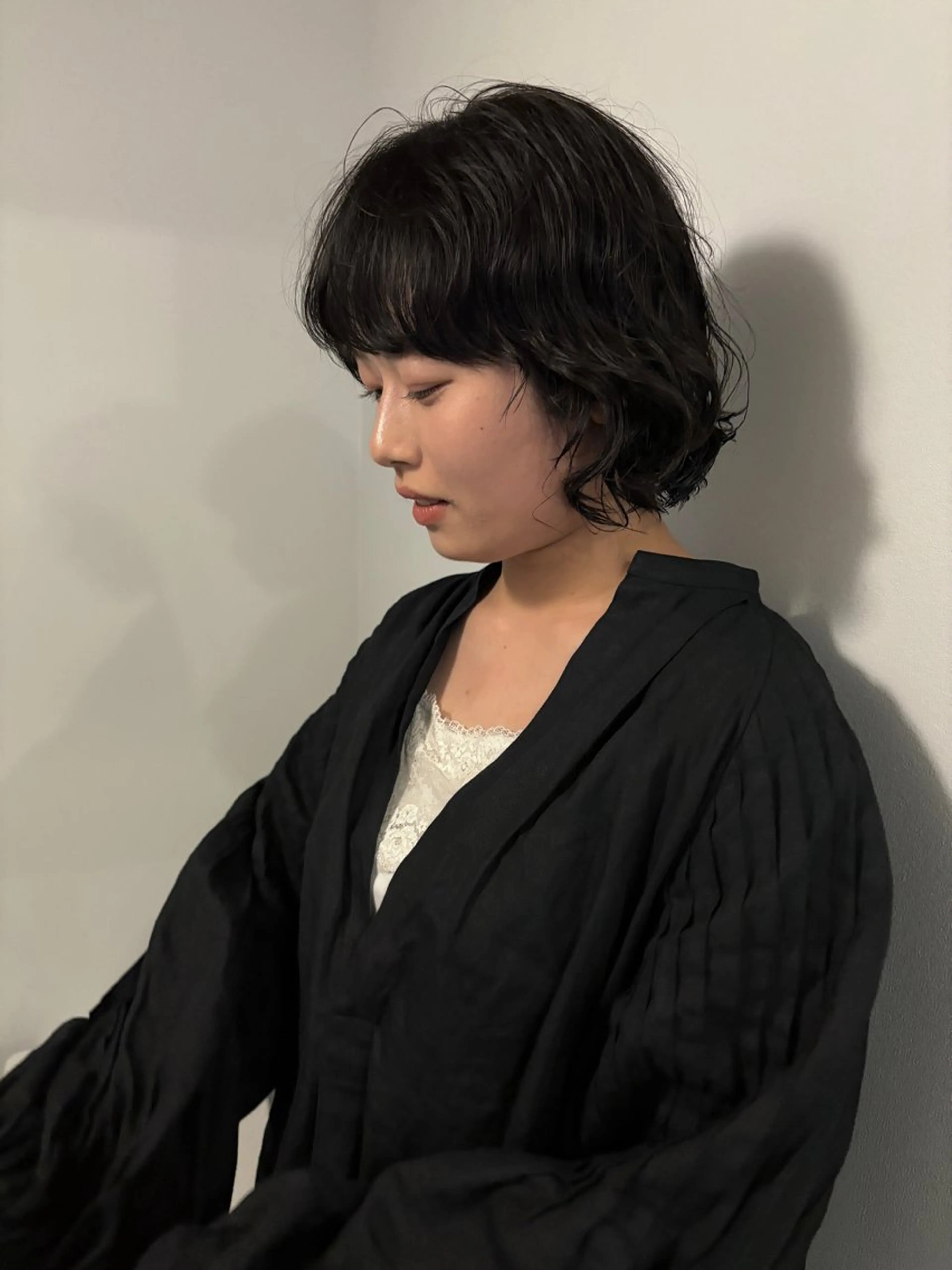 ショート パーマ 小野 明日香のヘアスタイル