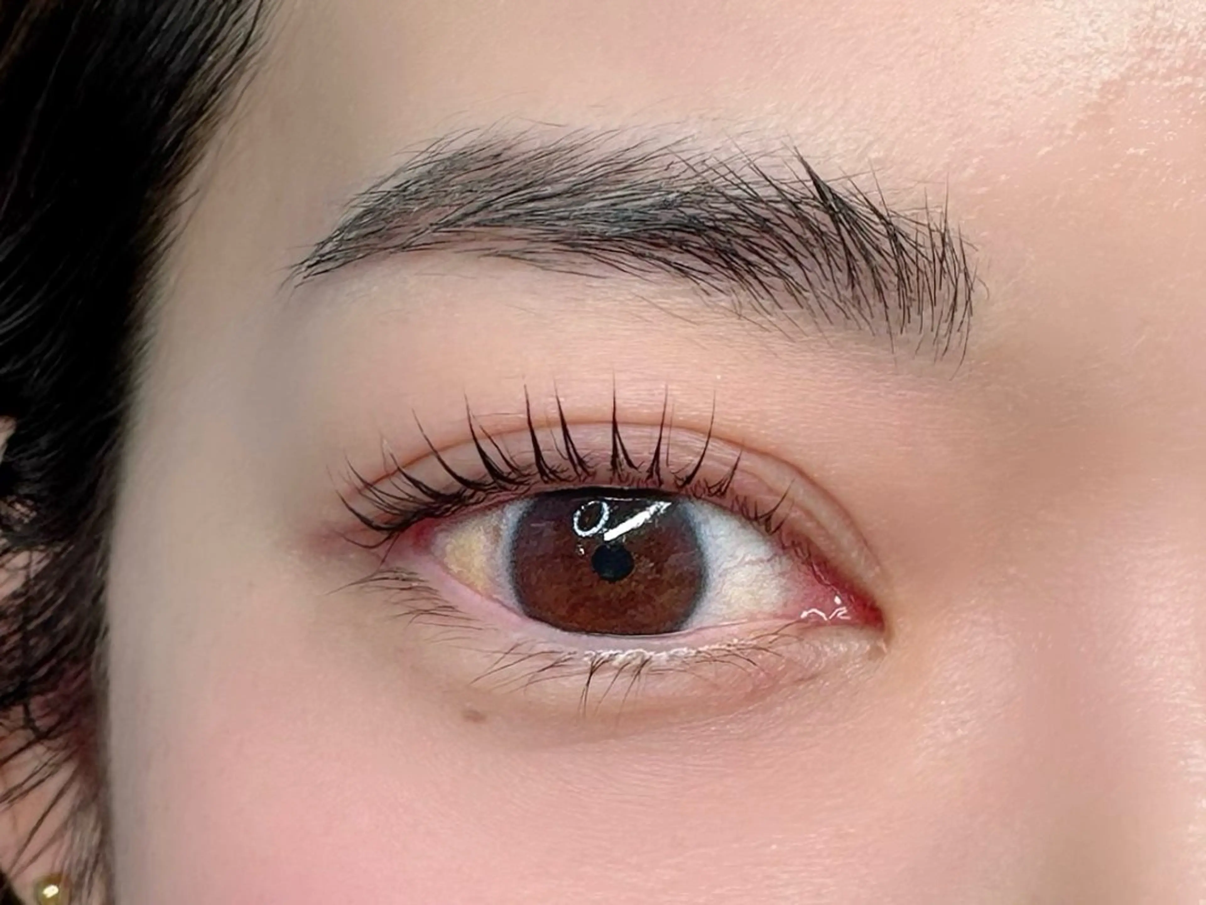 ミニモ学割U24歳特別価格✨ラッシュリフト上(コーティング仕上げ)(現金支払いでお願いします)の写真