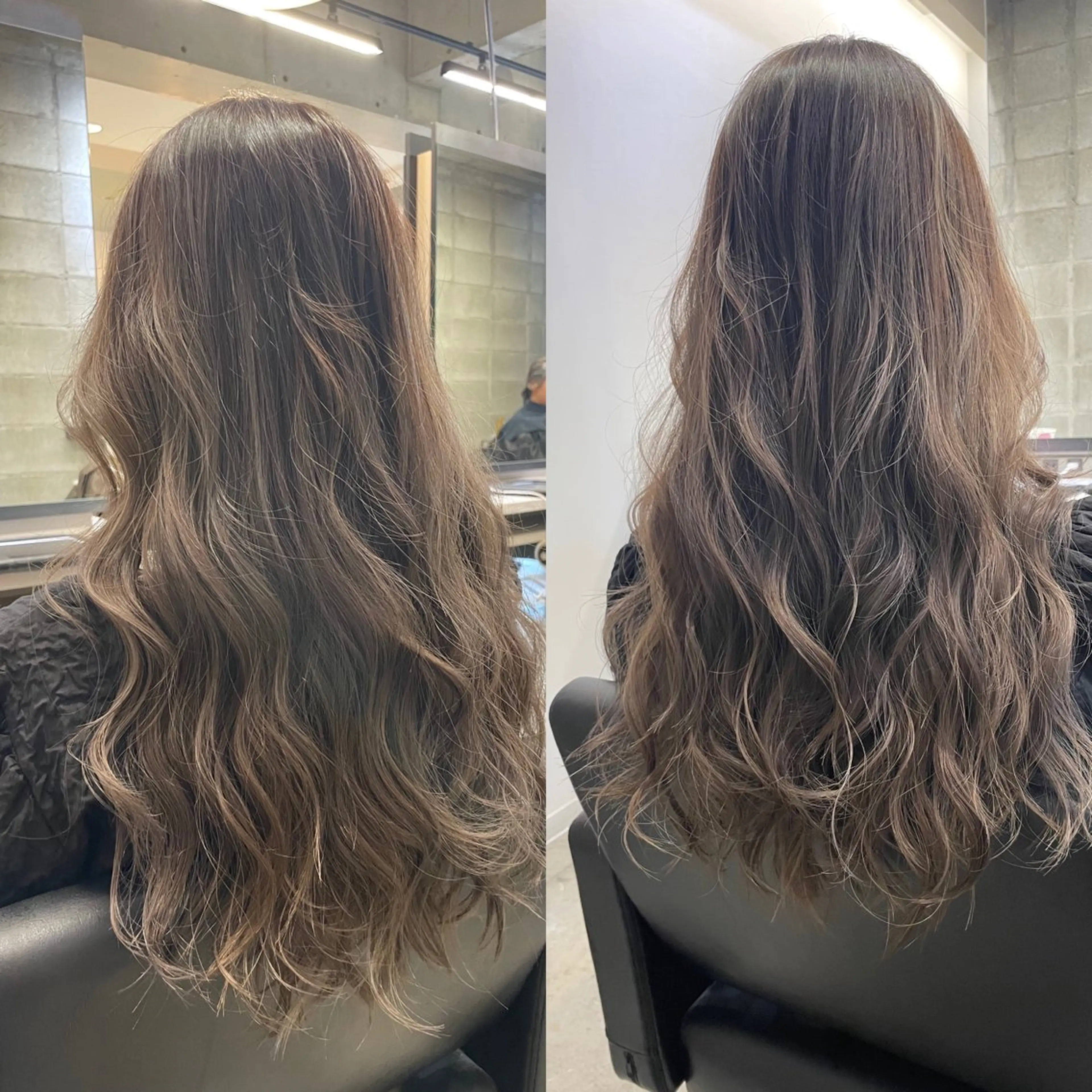 ロング カット ヘアカラー トリートメント 加藤 泰輔のヘアスタイル