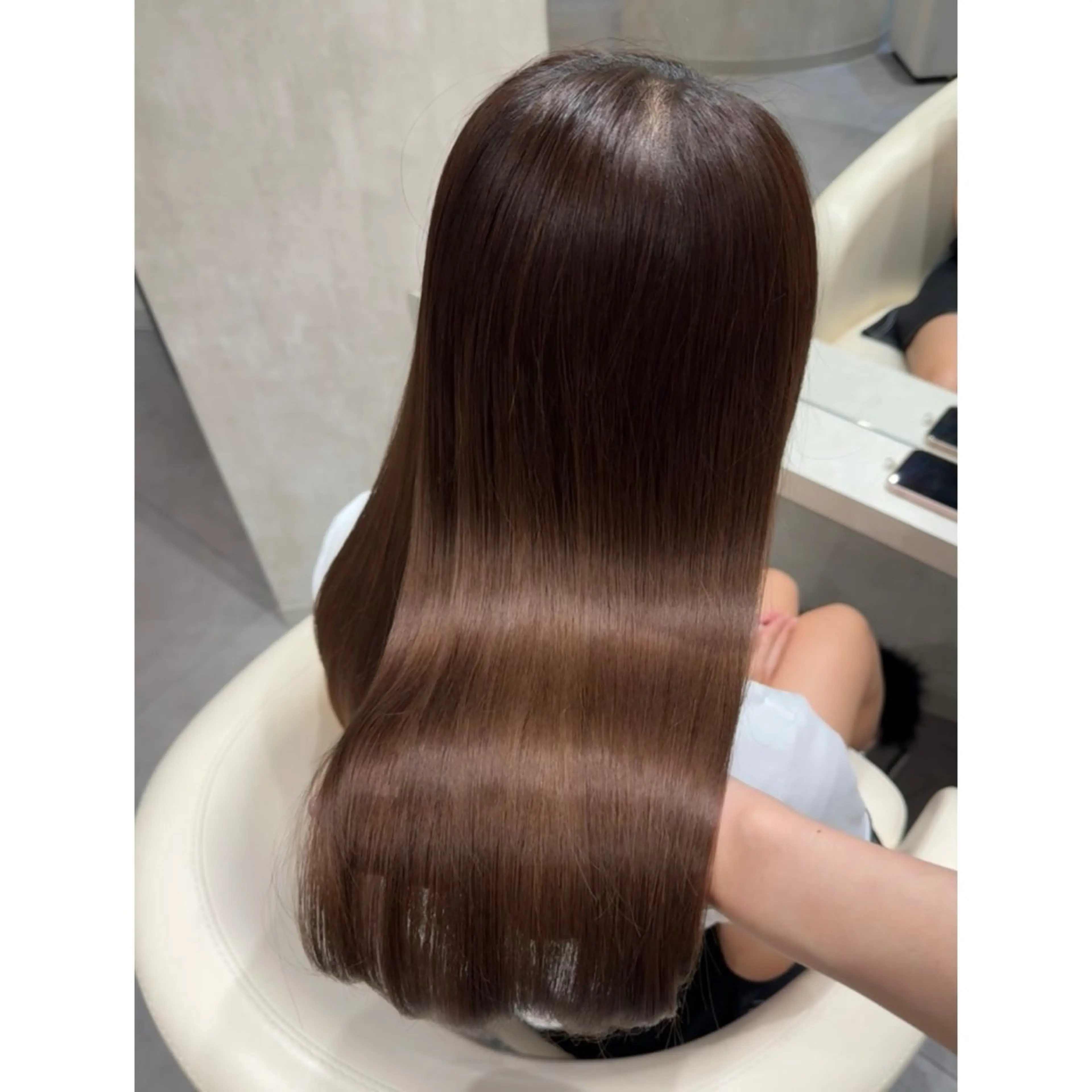 ロング 韓国風ヘア トリートメント トリートメント miyu /トレンド カラー×艶髪のヘアスタイル