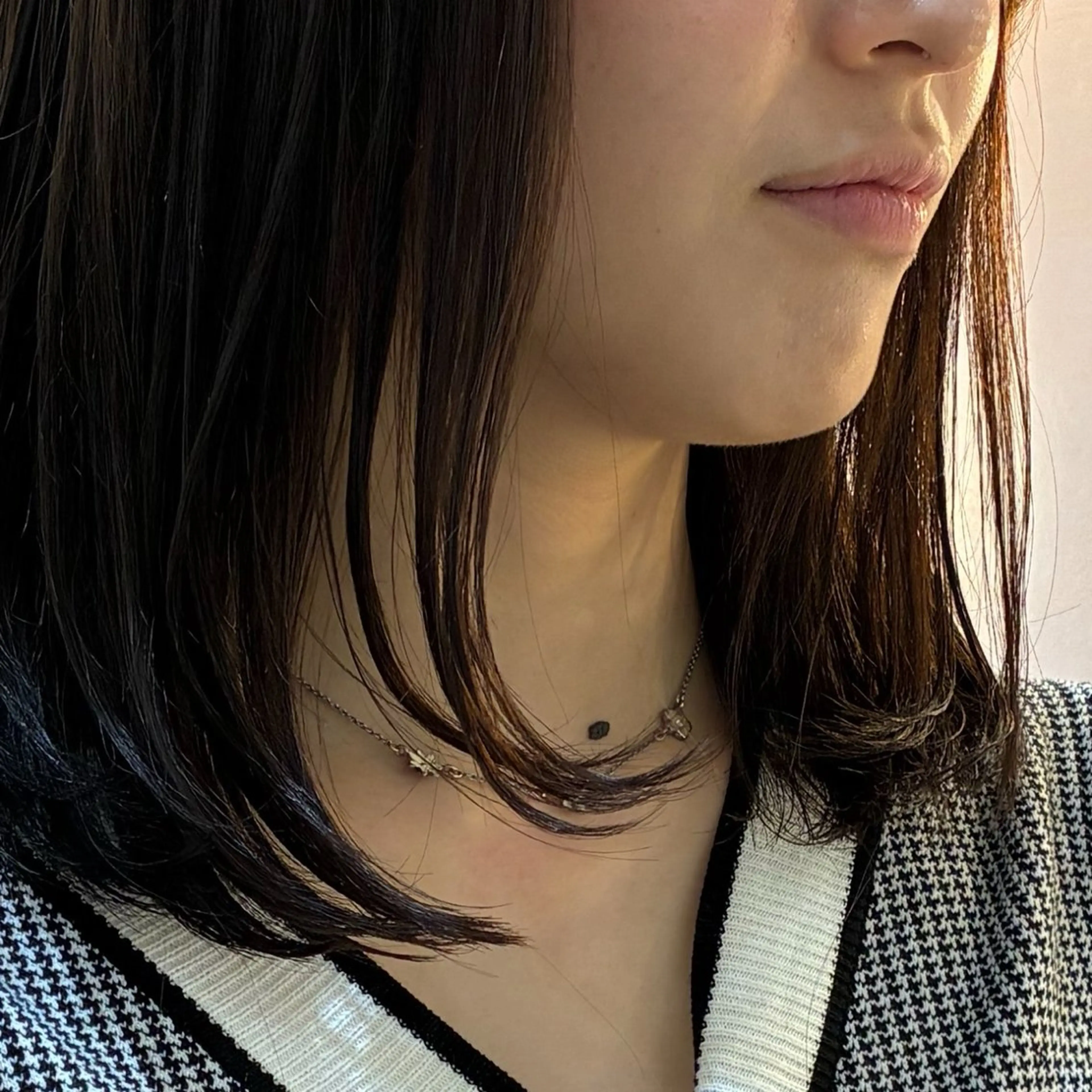 セミロング 縮毛矯正 カット 縮毛矯正 トリートメント 甲斐美月 /Jr.スタイリストのヘアスタイル