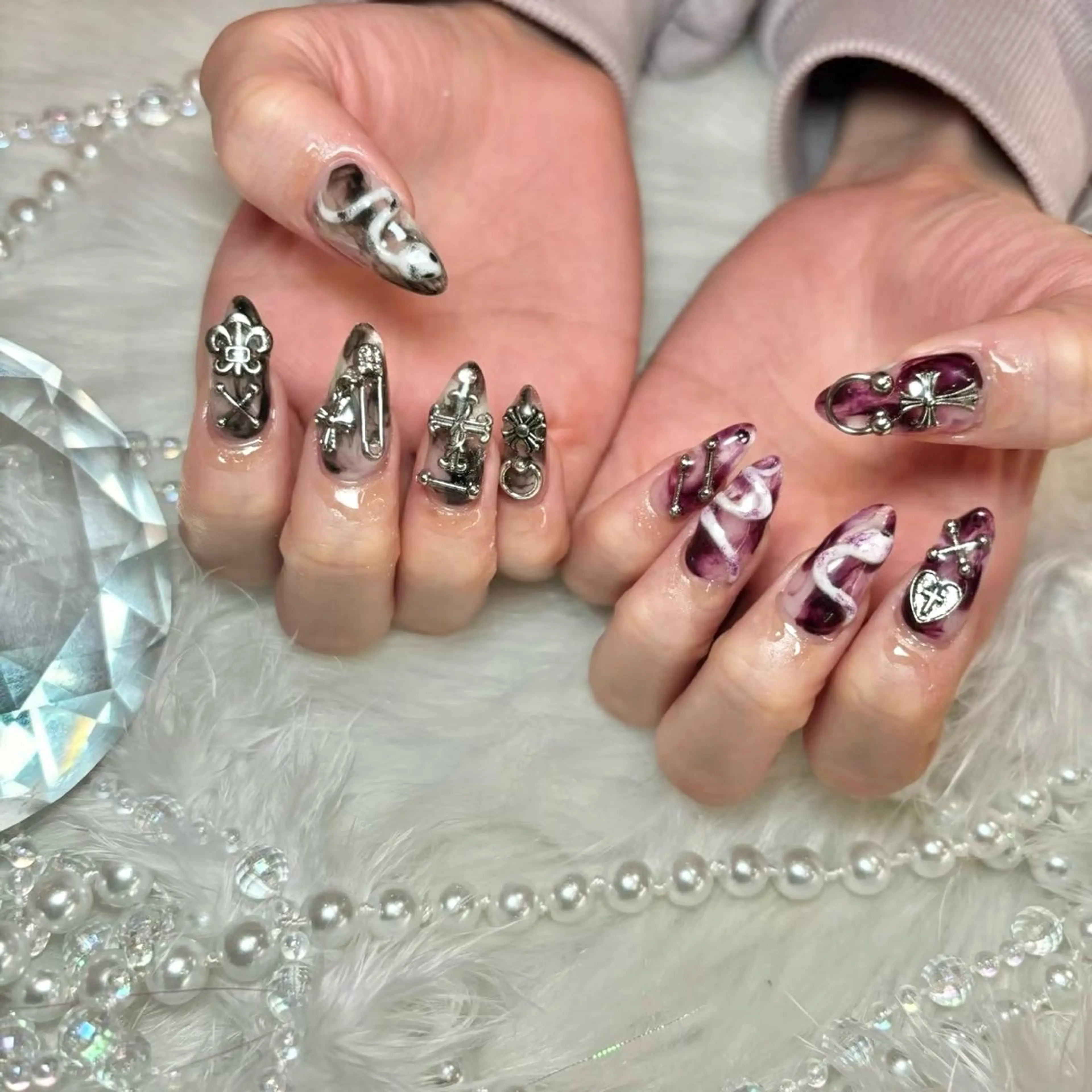 セミロング mionail 八木のネイルデザイン