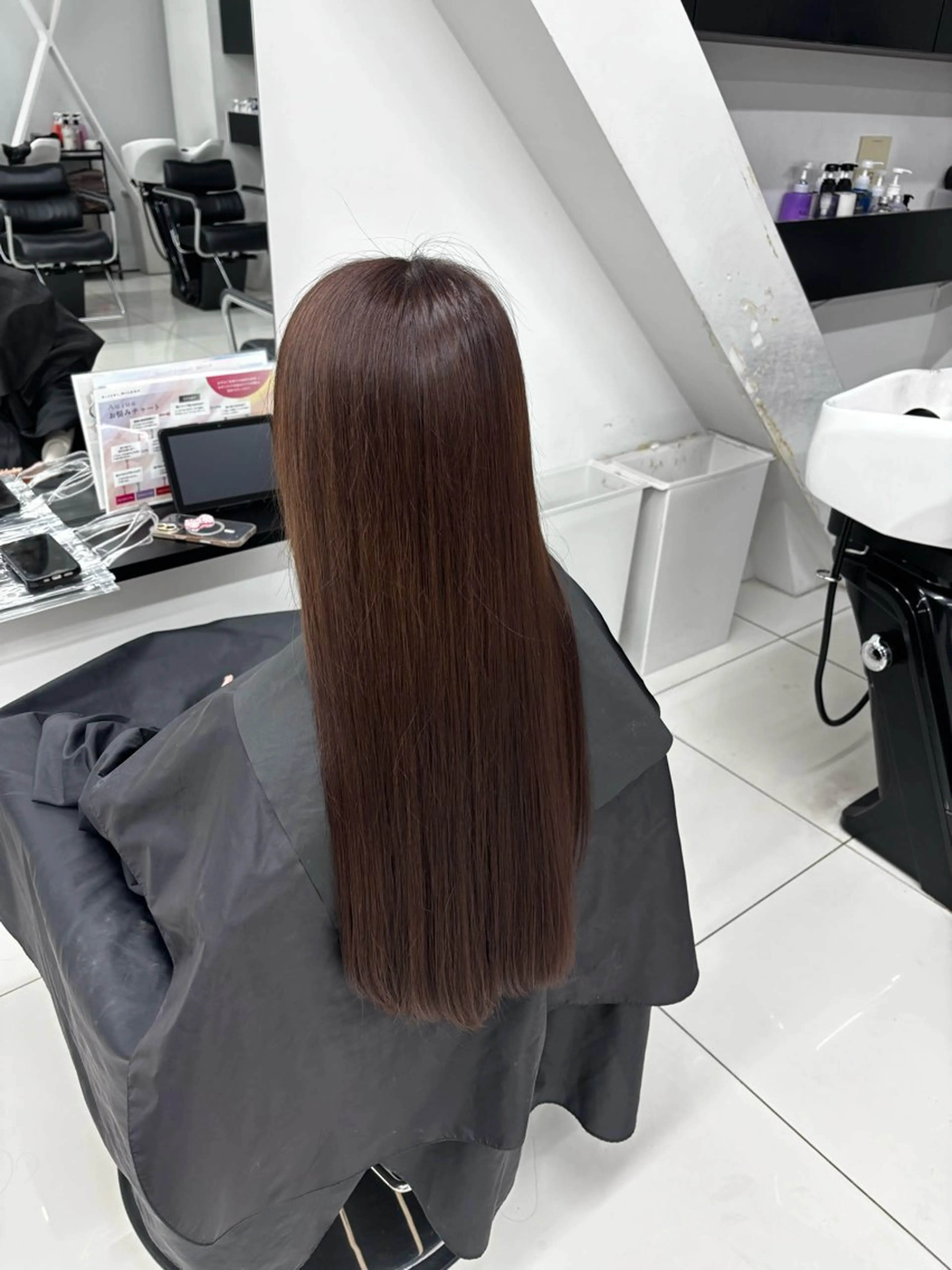 ロング カラー カラーモデル募集♩ ALIVEりんのヘアスタイル