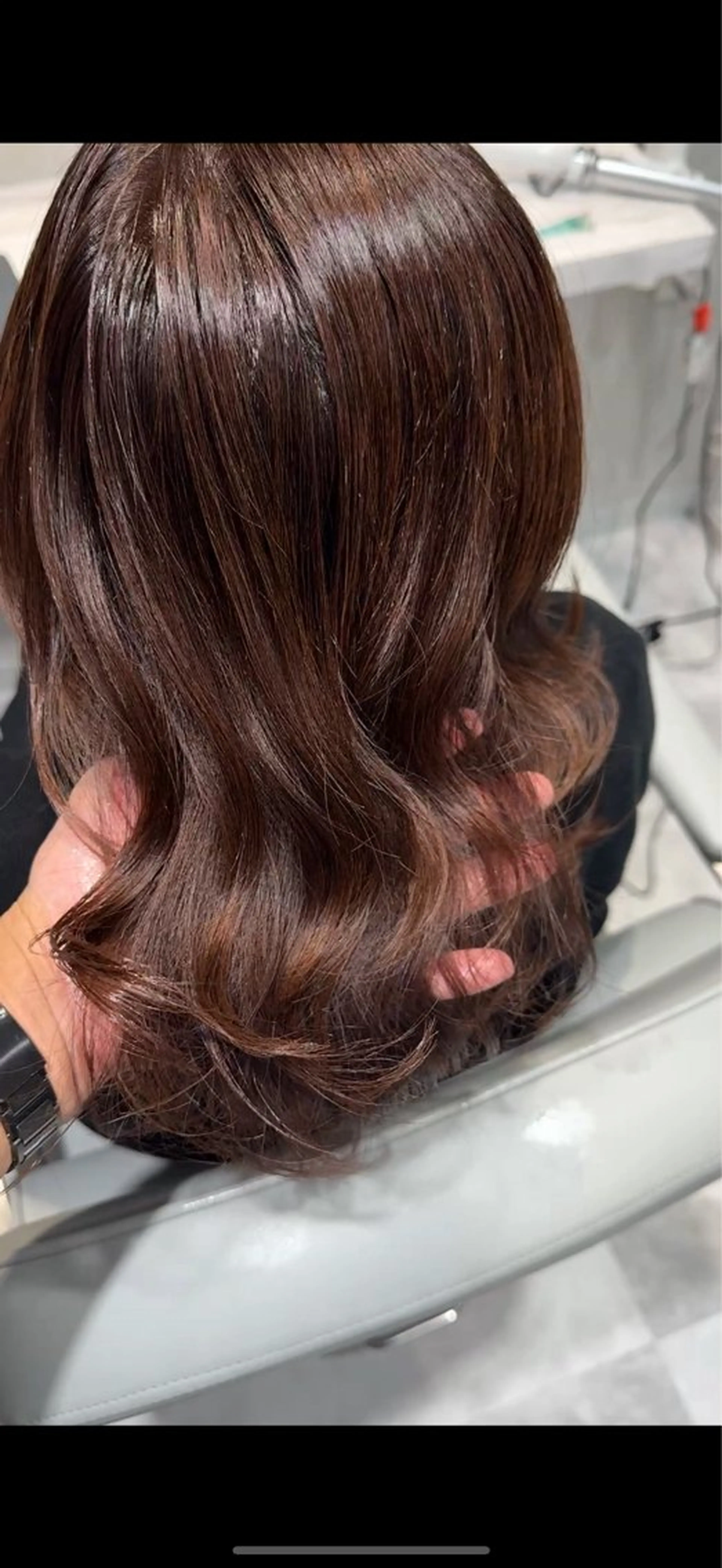 セミロング カット ヘアカラー 5 Noble ct .町田美容室のヘアスタイル