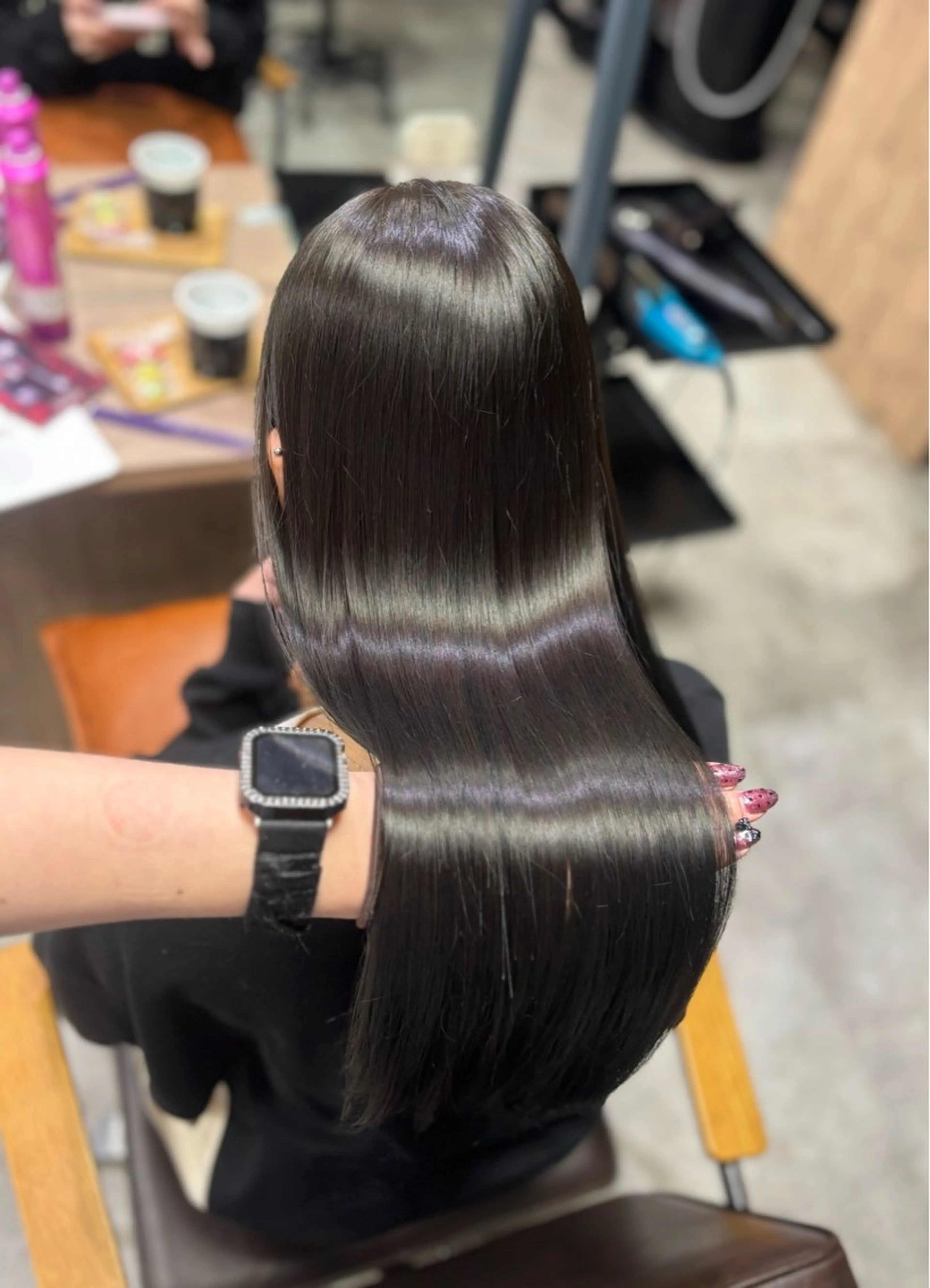 ロング カット ヘアカラー トリートメント きょうか🩶 /艶髪/ボブのヘアスタイル