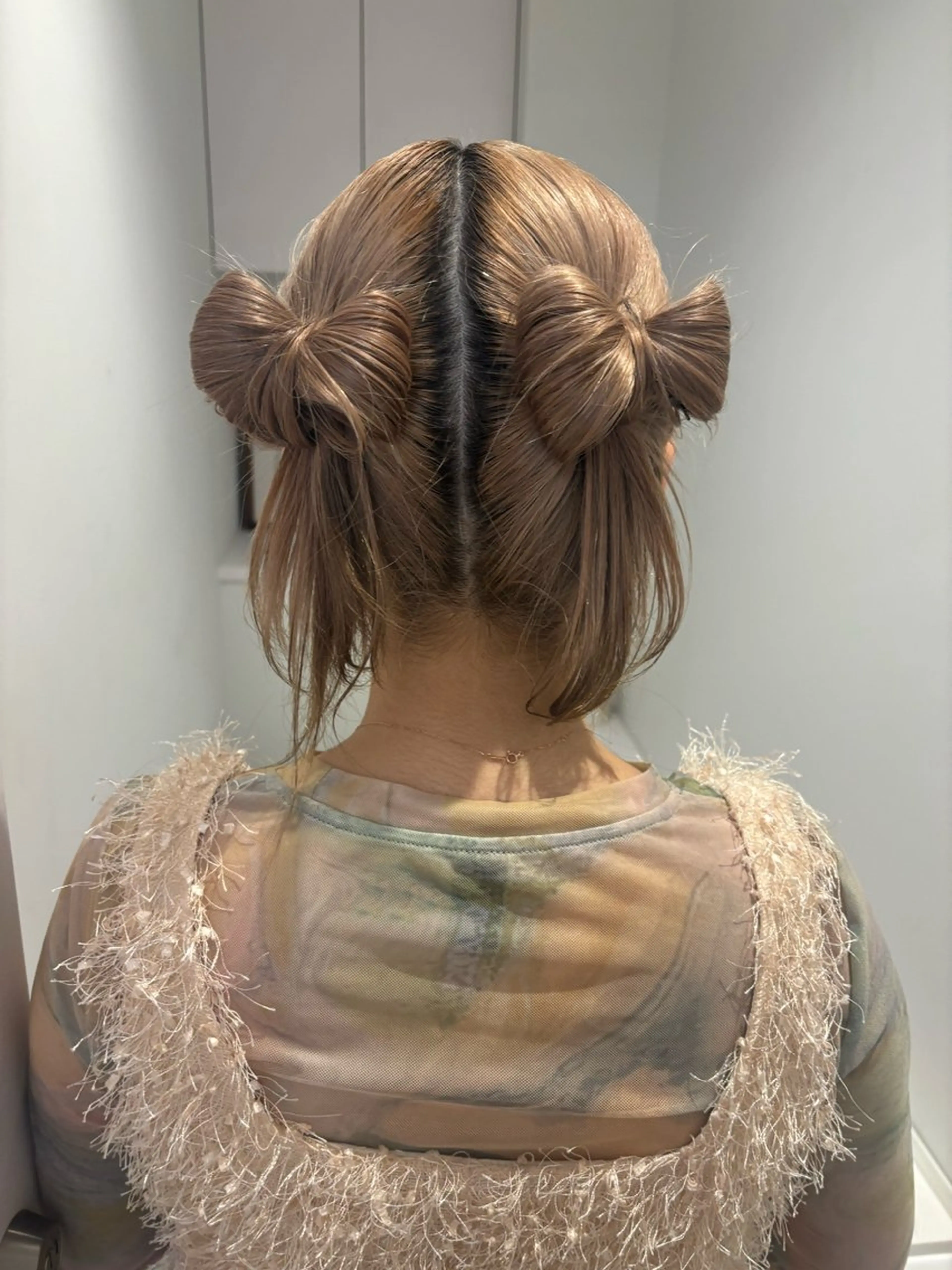 セミロング リン🔔ボブ cut 柔らかベージュ🤎のヘアスタイル