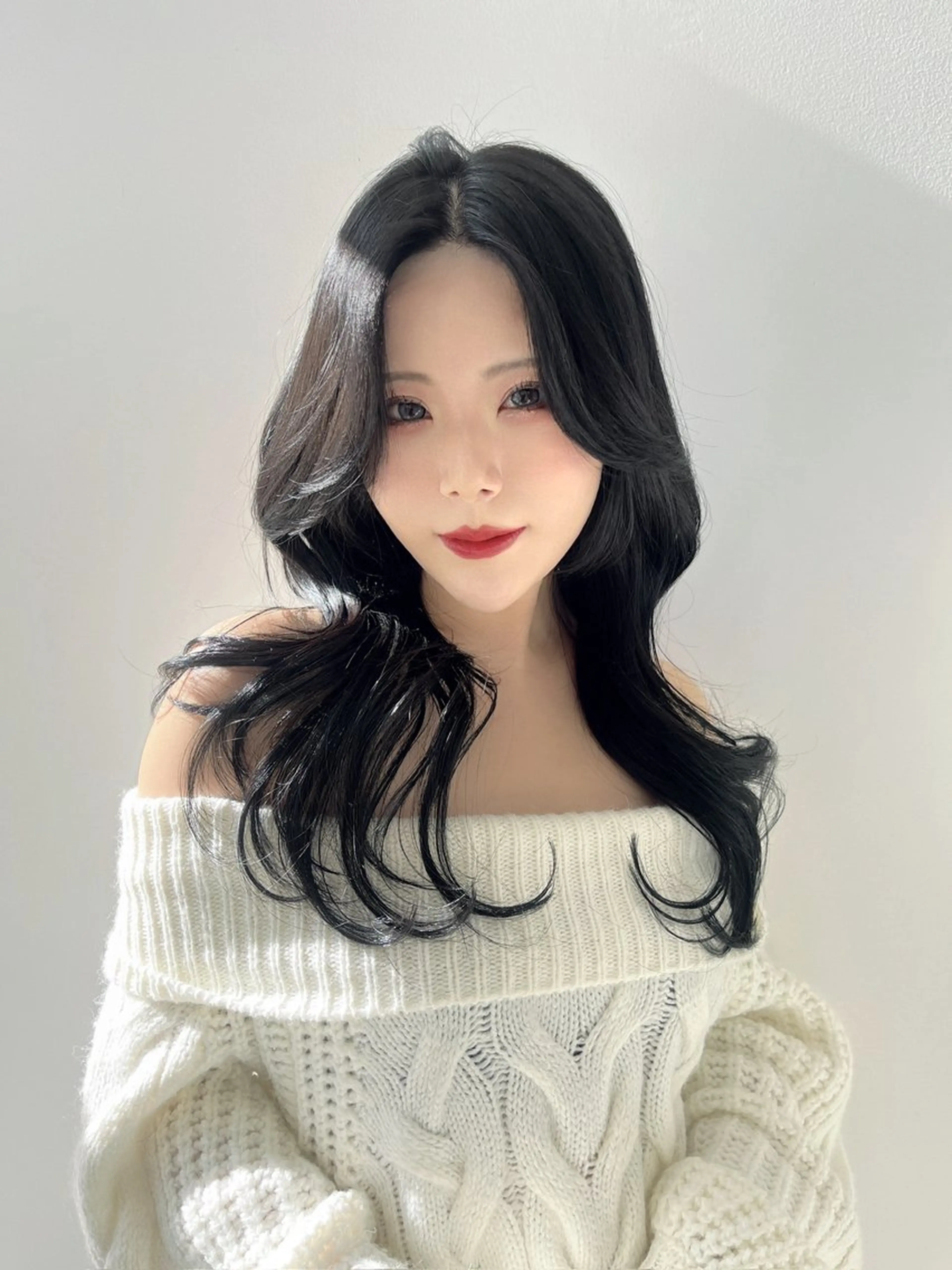 ロング カラー カット ヘアカラー トリートメント レイヤー/髪質改善 /透け感カラー/艶髪のヘアスタイル