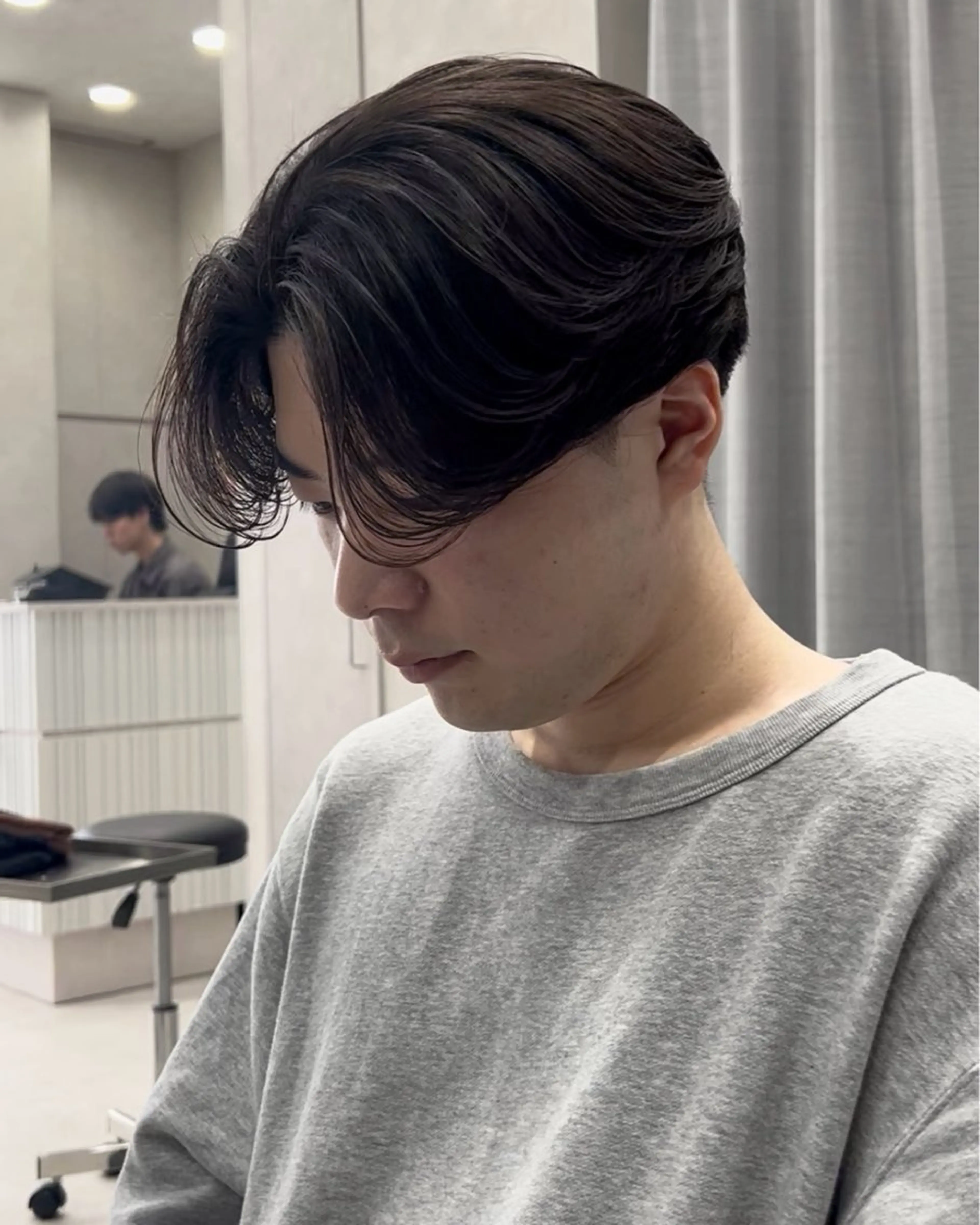 メンズ カット 縮毛矯正 毛流れ/メンズパーマ kanata/溝の口のヘアスタイル