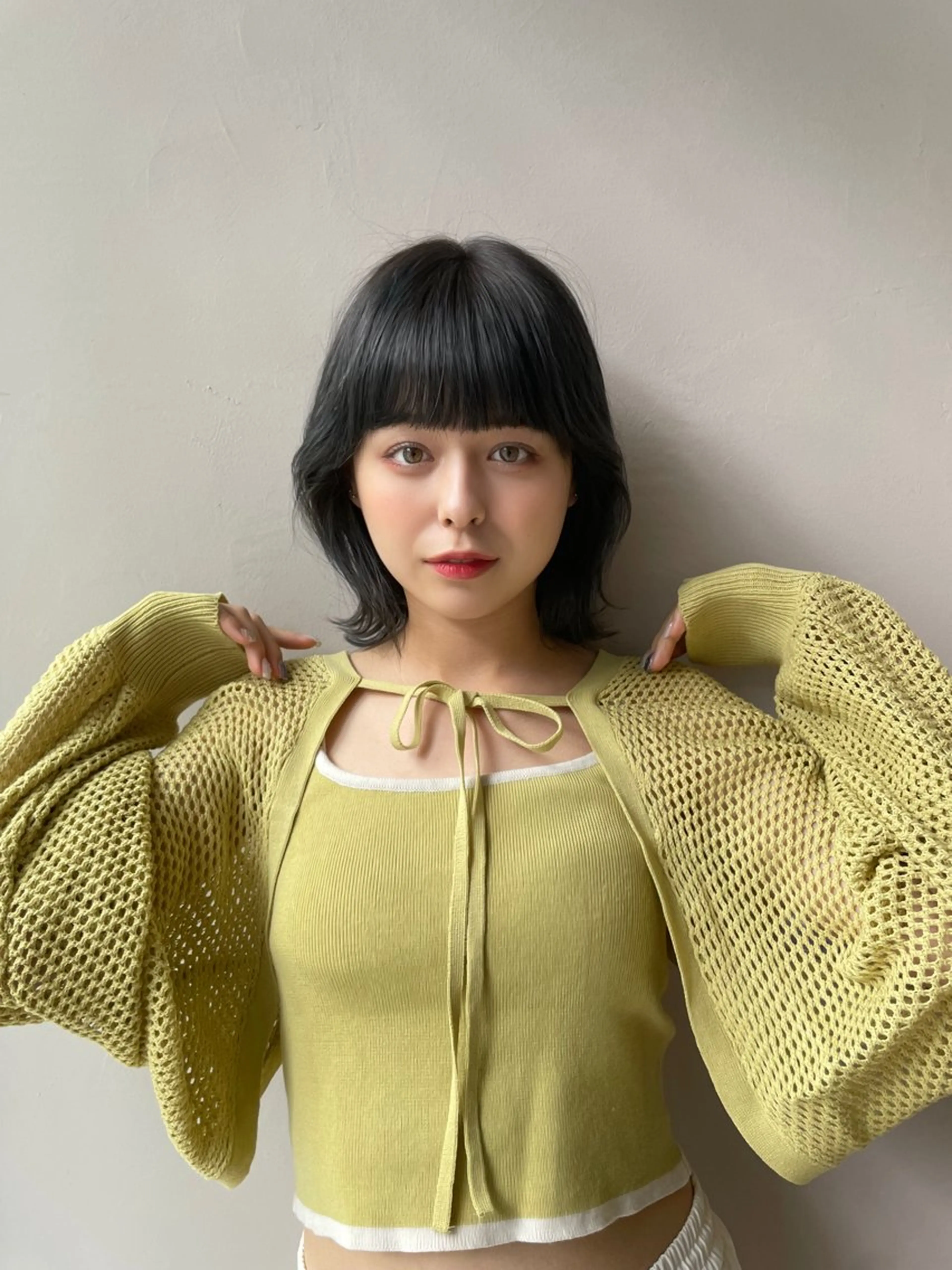 ミディアム カラー ヘアカラー トリートメント 内山湧勝/メンズ/ ショート/パーマのヘアスタイル